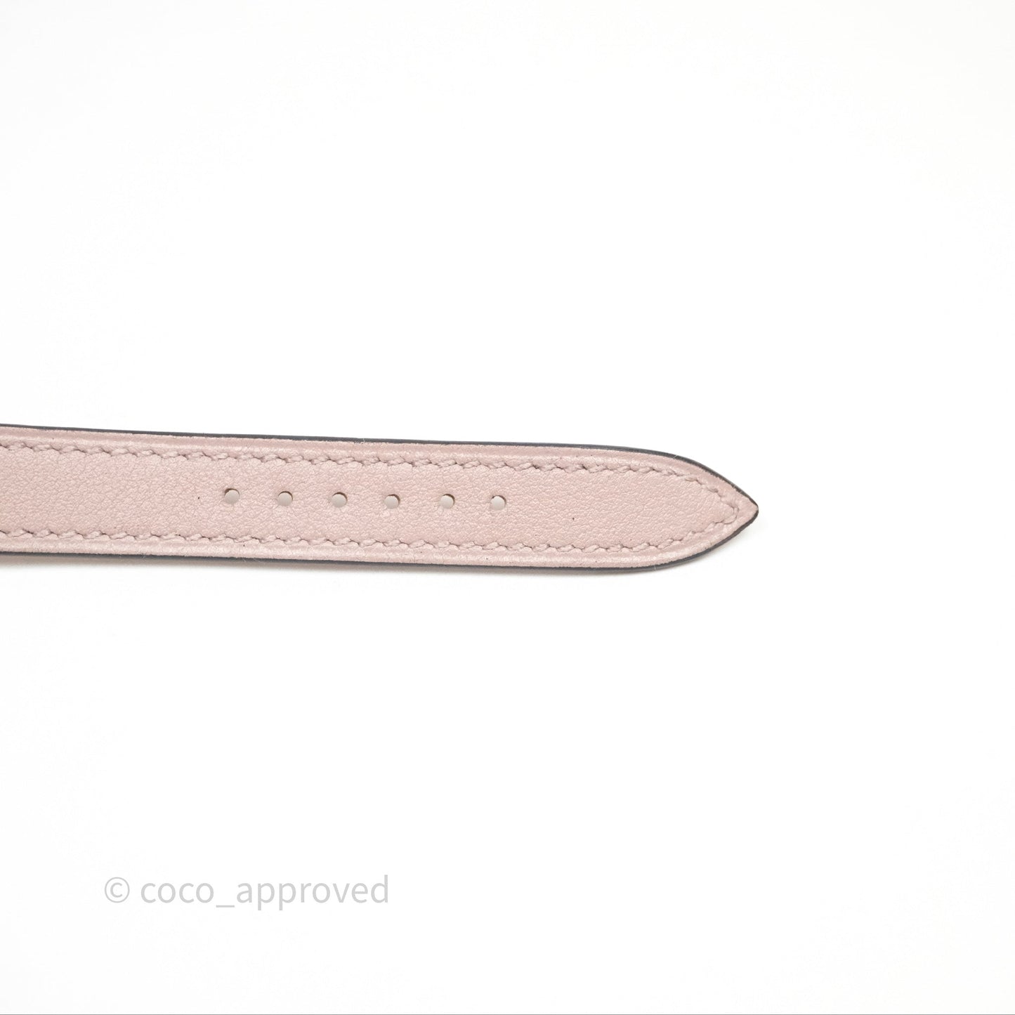Hermès Cape Cod Steel Watch Glycine 4W Calfskin Strap