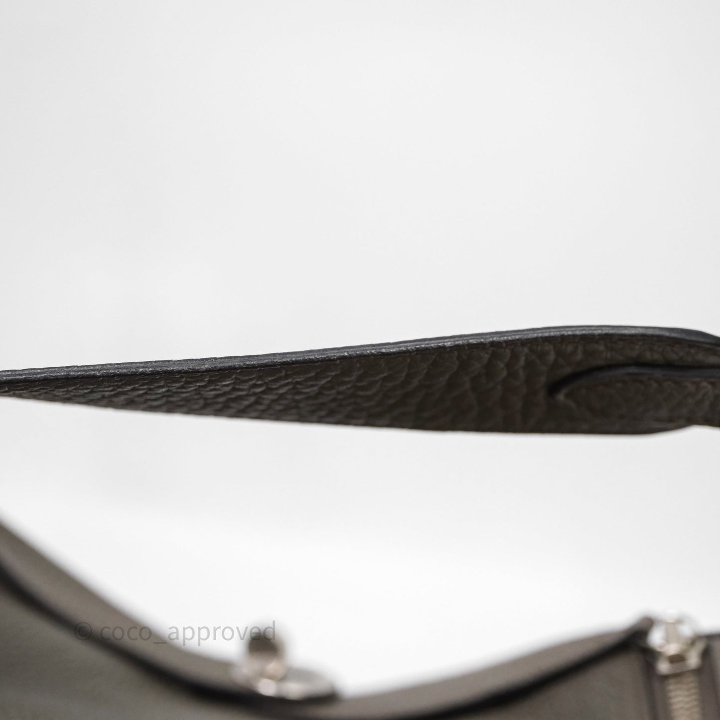 Hermès Lindy 30 Etain 8F Clemence Palladium Hardware