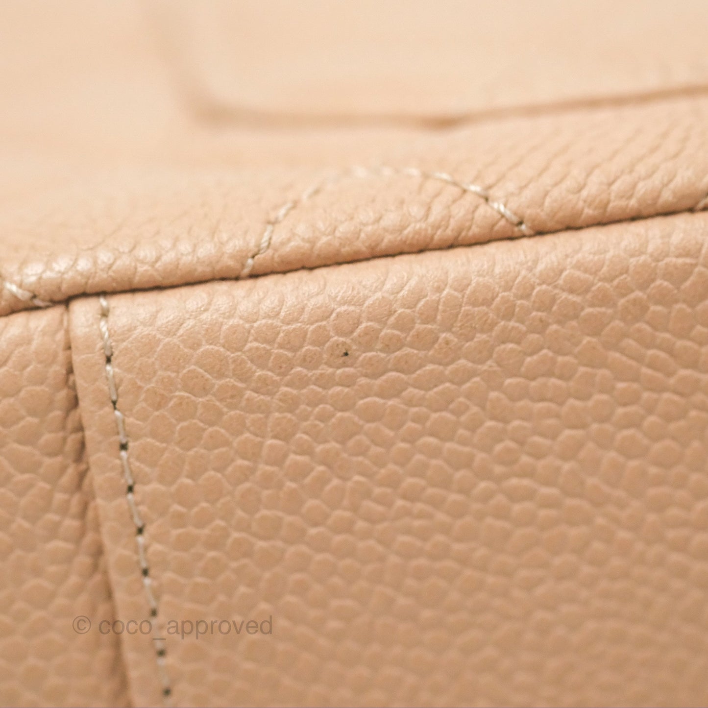 Chanel Quilted Small CC Filigree Flap Beige Black Caviar