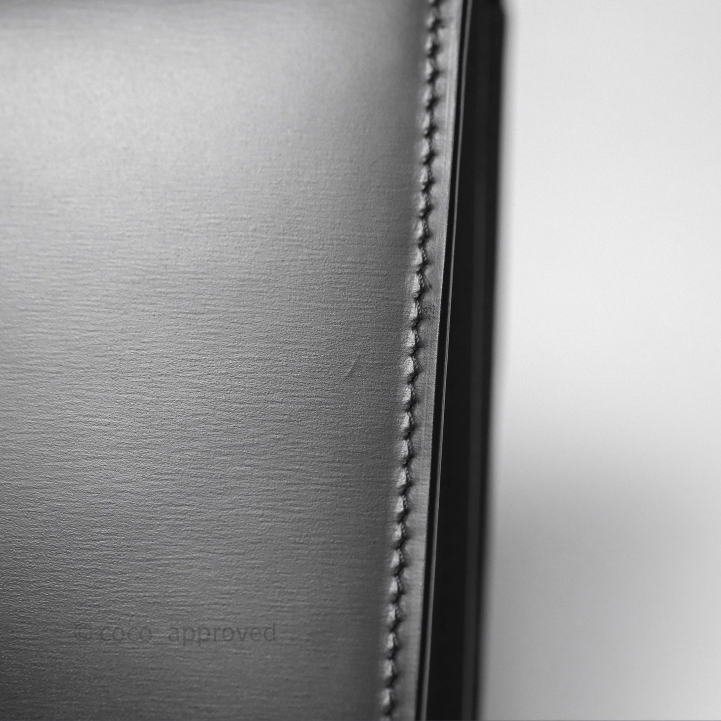 Celine Teen Classic Box Flap Dark Grey Box Calfskin