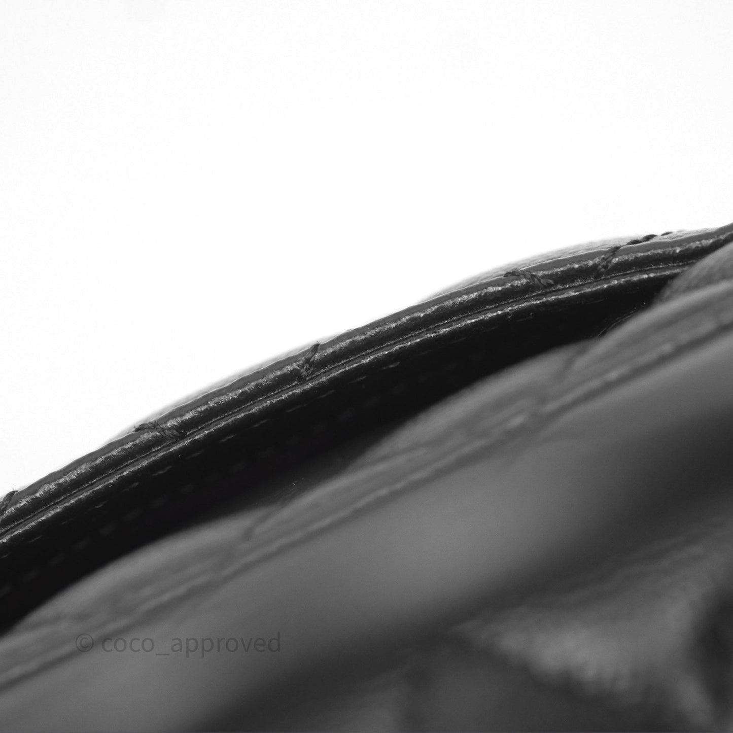 Chanel Small Coco Handle Quilted Black Caviar Gold Hardware