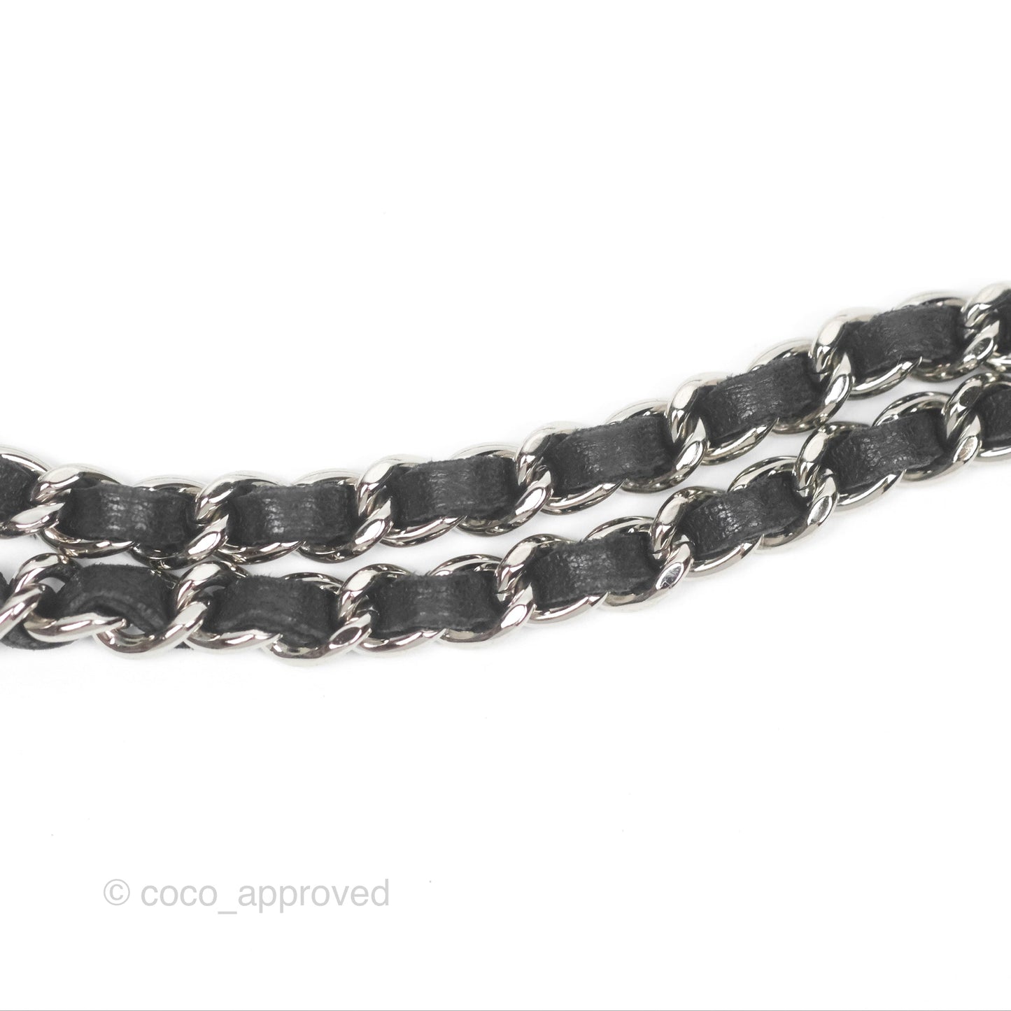 Chanel Quilted Wallet on Chain WOC Black Lambskin Palladium Hardware