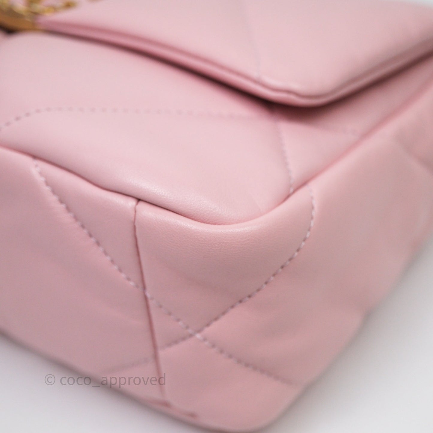 Chanel 19 Small Pink Lambskin Mixed Hardware