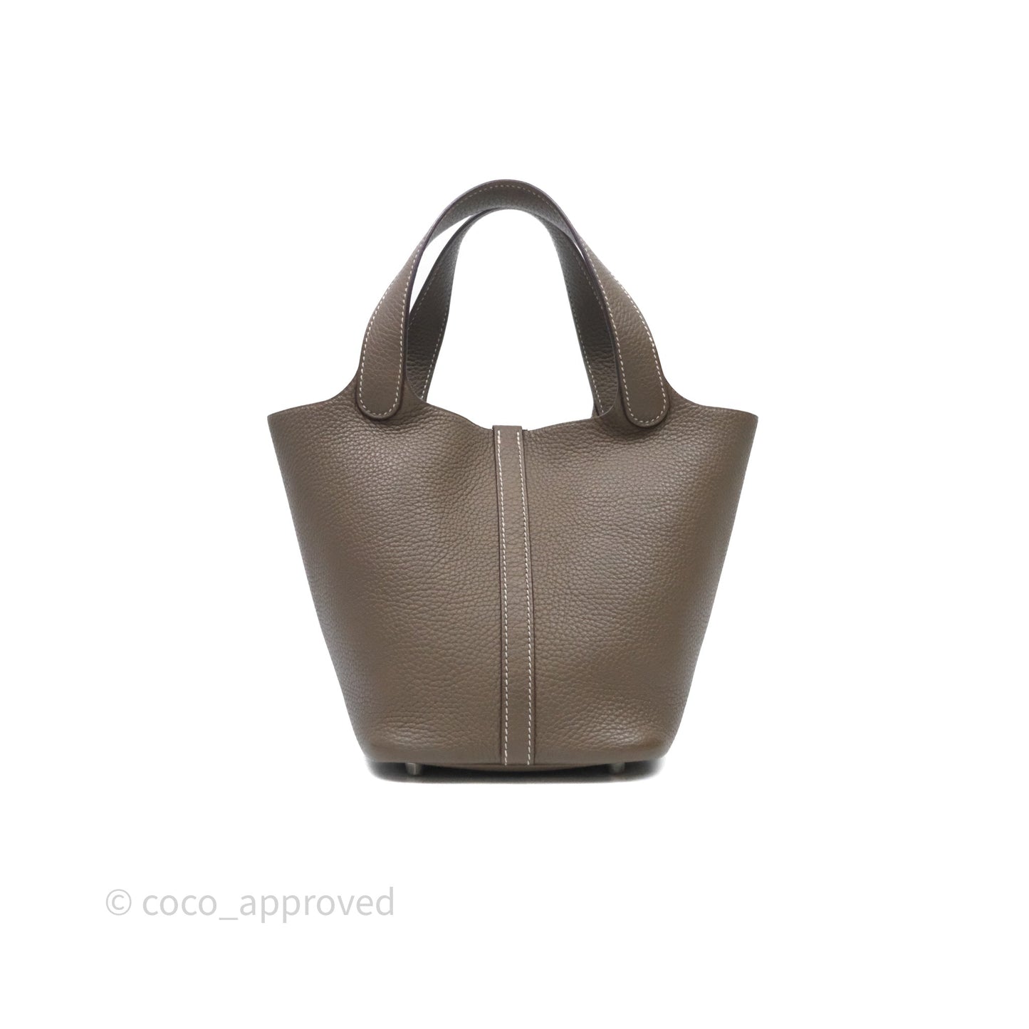 Hermès Picotin Lock 18 Etoupe Clemence Palladium Hardware