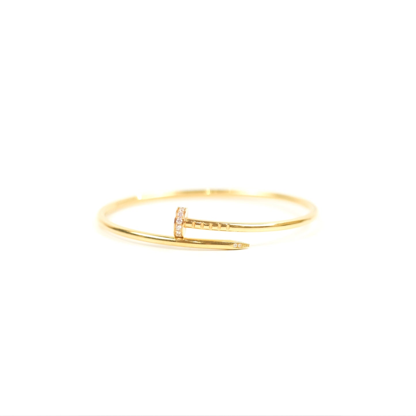 Cartier Small Juste Un Clou Bracelet 18K Yellow Gold Diamond