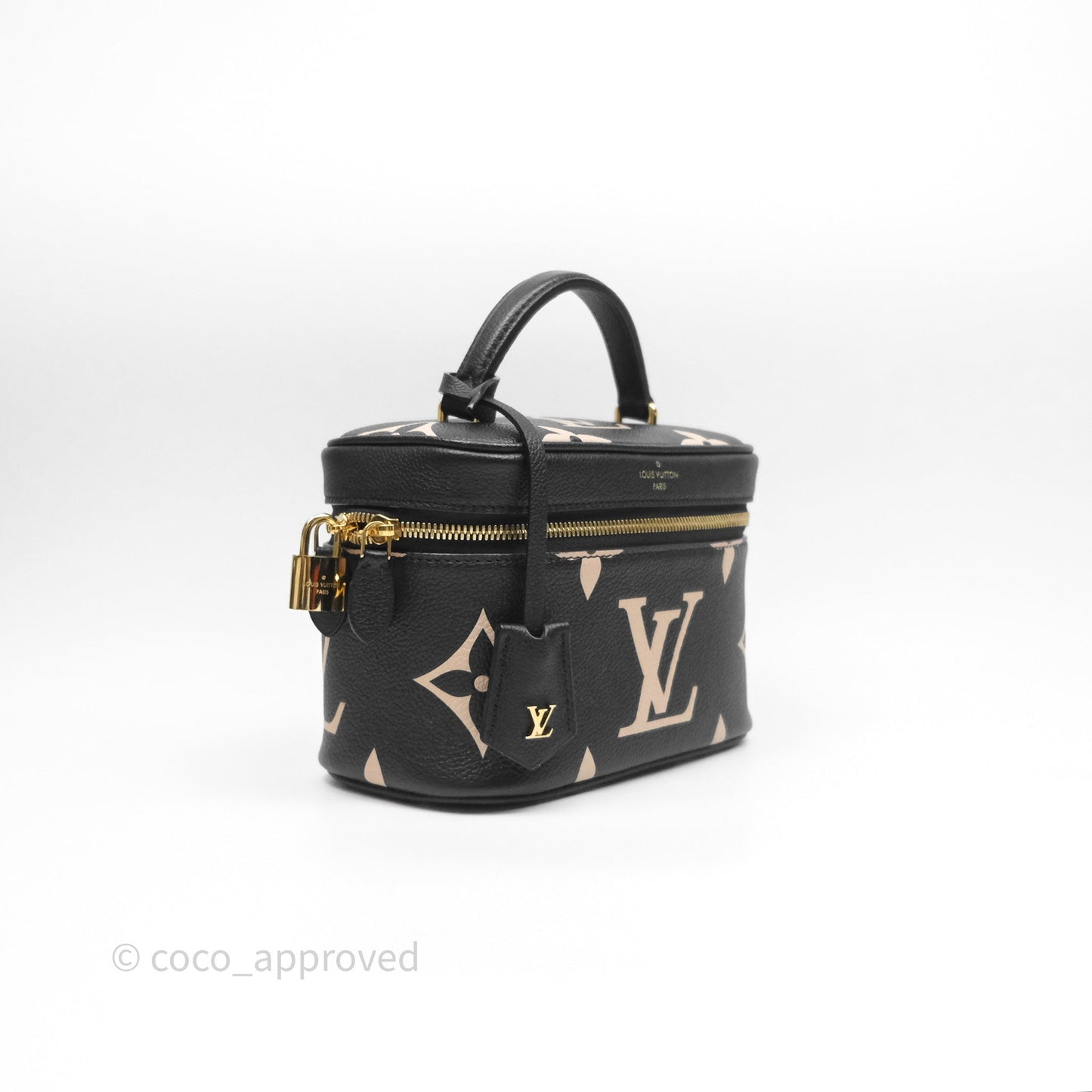 Louis Vuitton Vanity PM Empreinte Monogram Black/ Beige