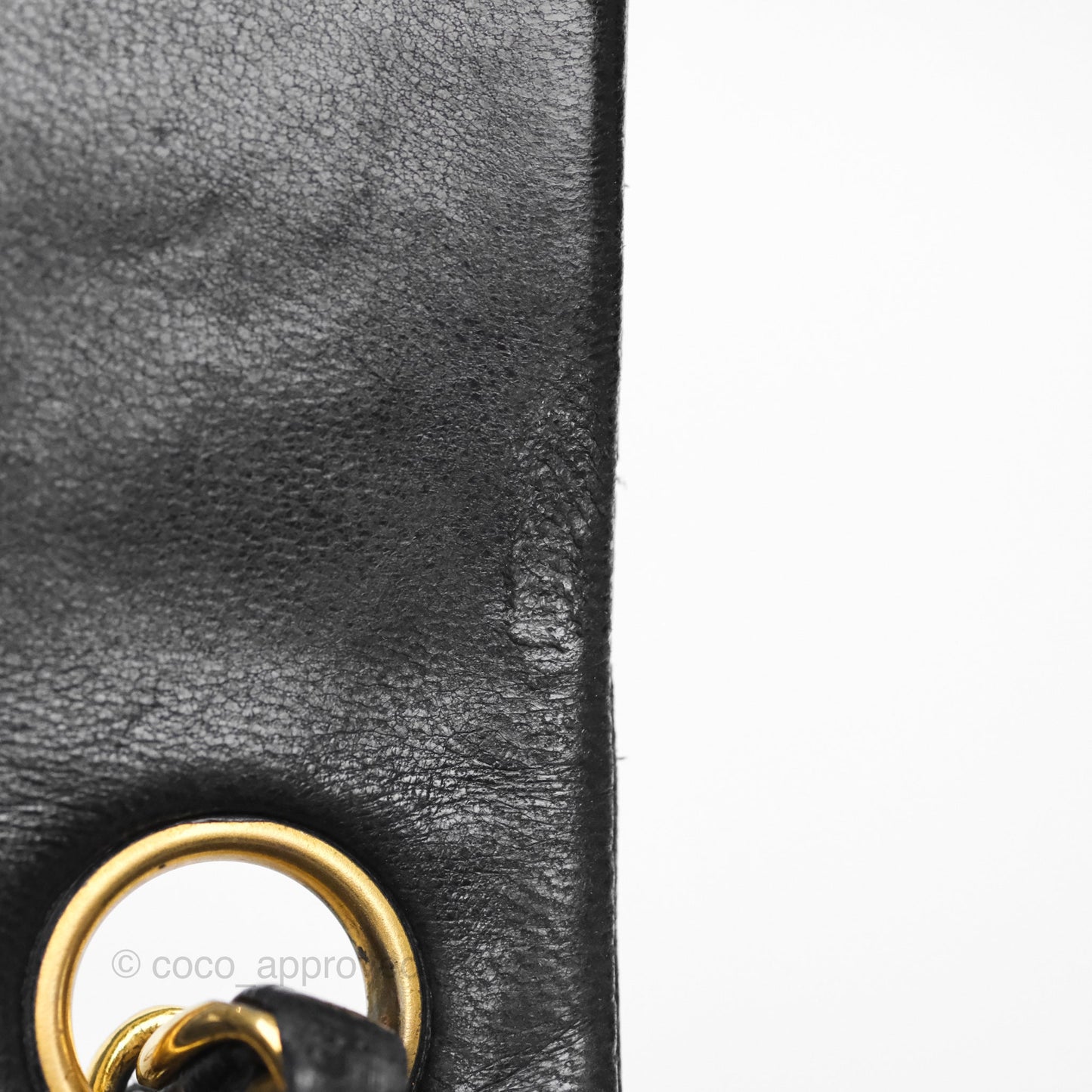 Chanel Vintage Mini Square Black Lambskin 24K Gold Hardware
