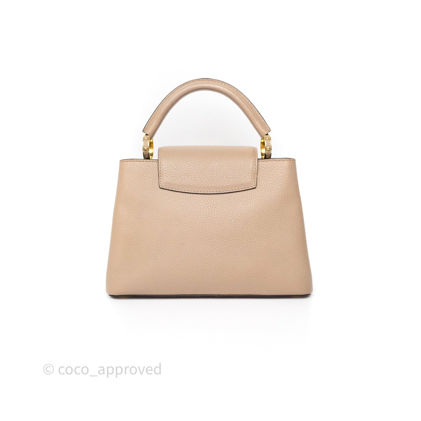 Louis Vuitton Capucines BB Taurillon Leather Galet