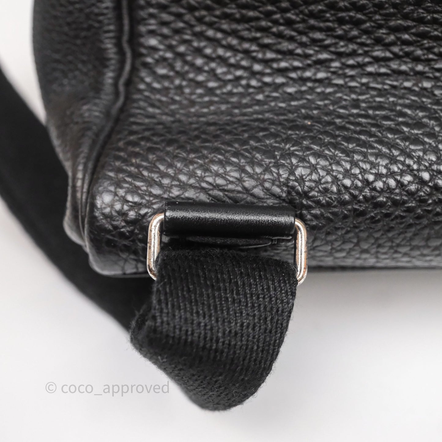 Hermès Kelly Ado Backpack GM Black Noir 89 Togo Palladium Hardware