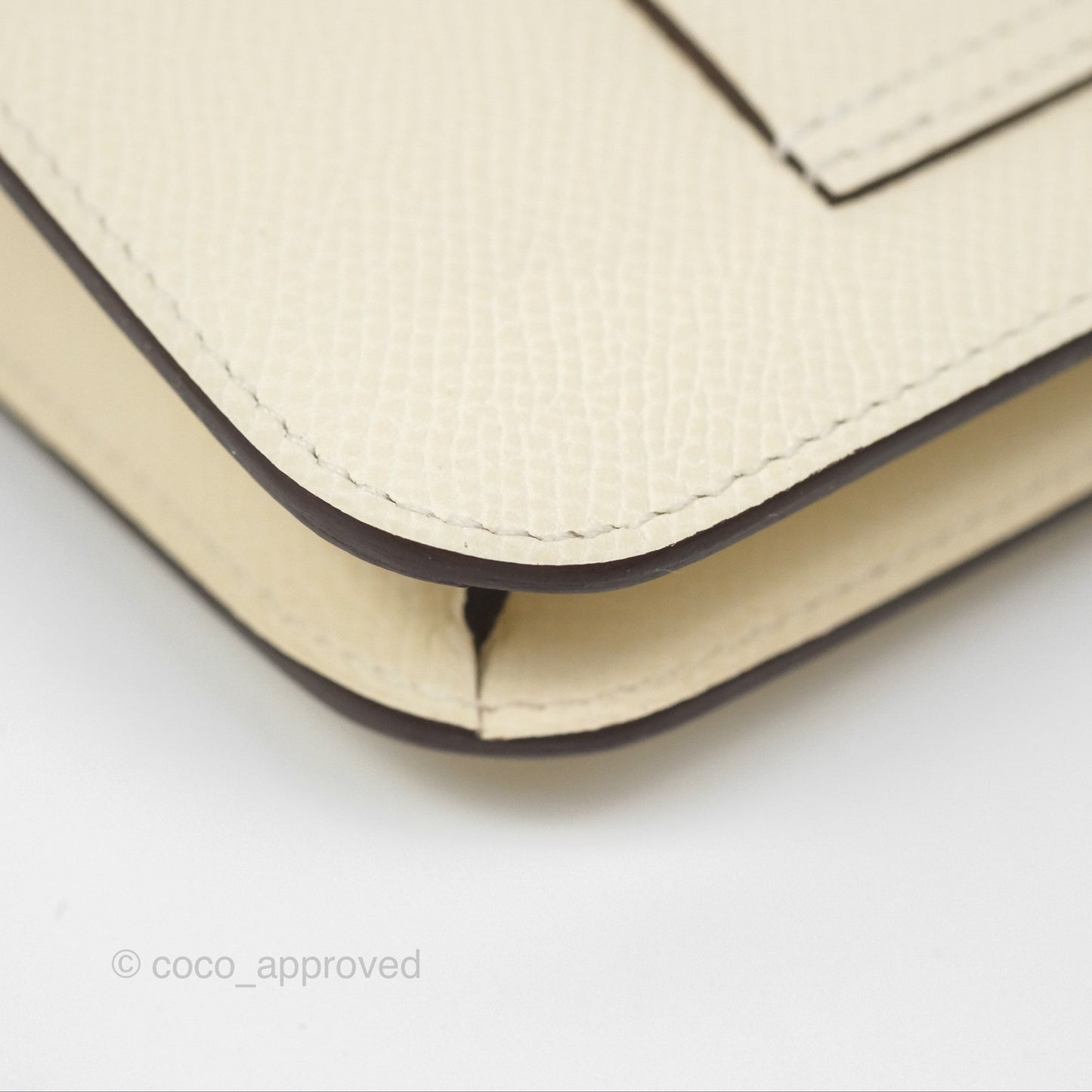 Hermès Constance Slim Wallet Nata I2 Epsom Gold Hardware