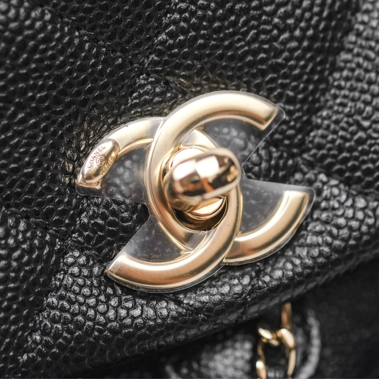 Chanel Duma Backpack Small Black Caviar Gold Hardware