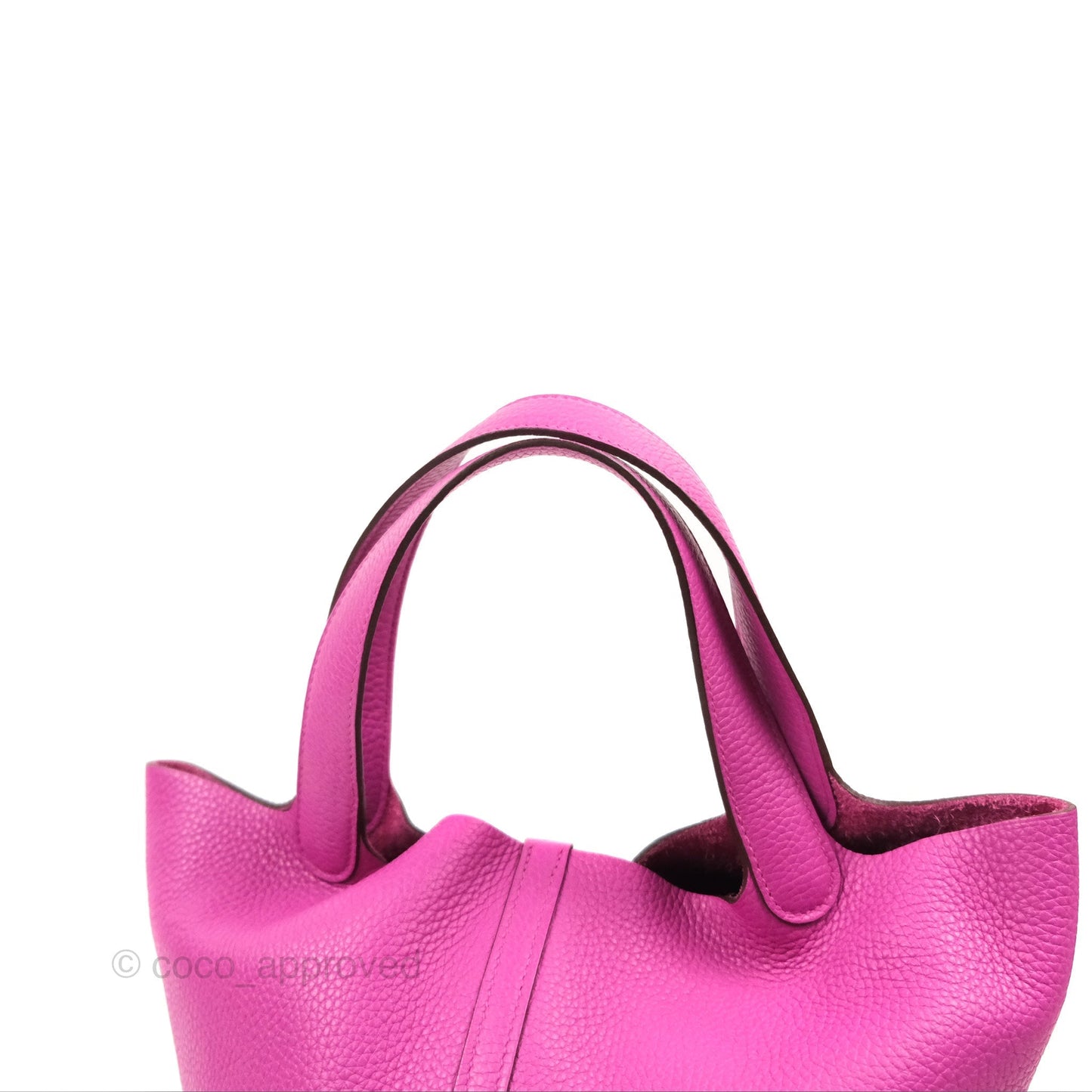 Hermès Picotin 22 Magnolia Clemence Palladium Hardware