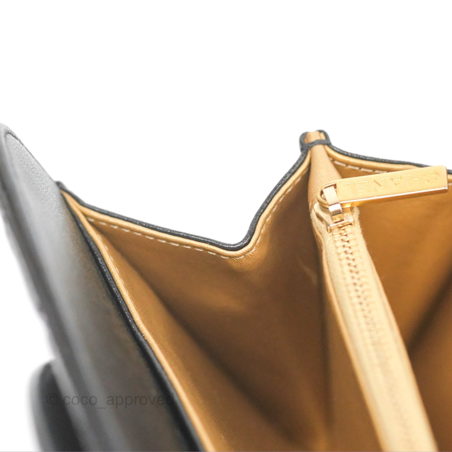 Chanel Coco Midnight Clutch Black Lambskin Gold Hardware