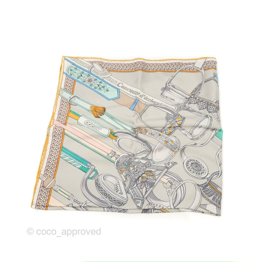 Hermes Concours D'Etriers Silk Scarf 90