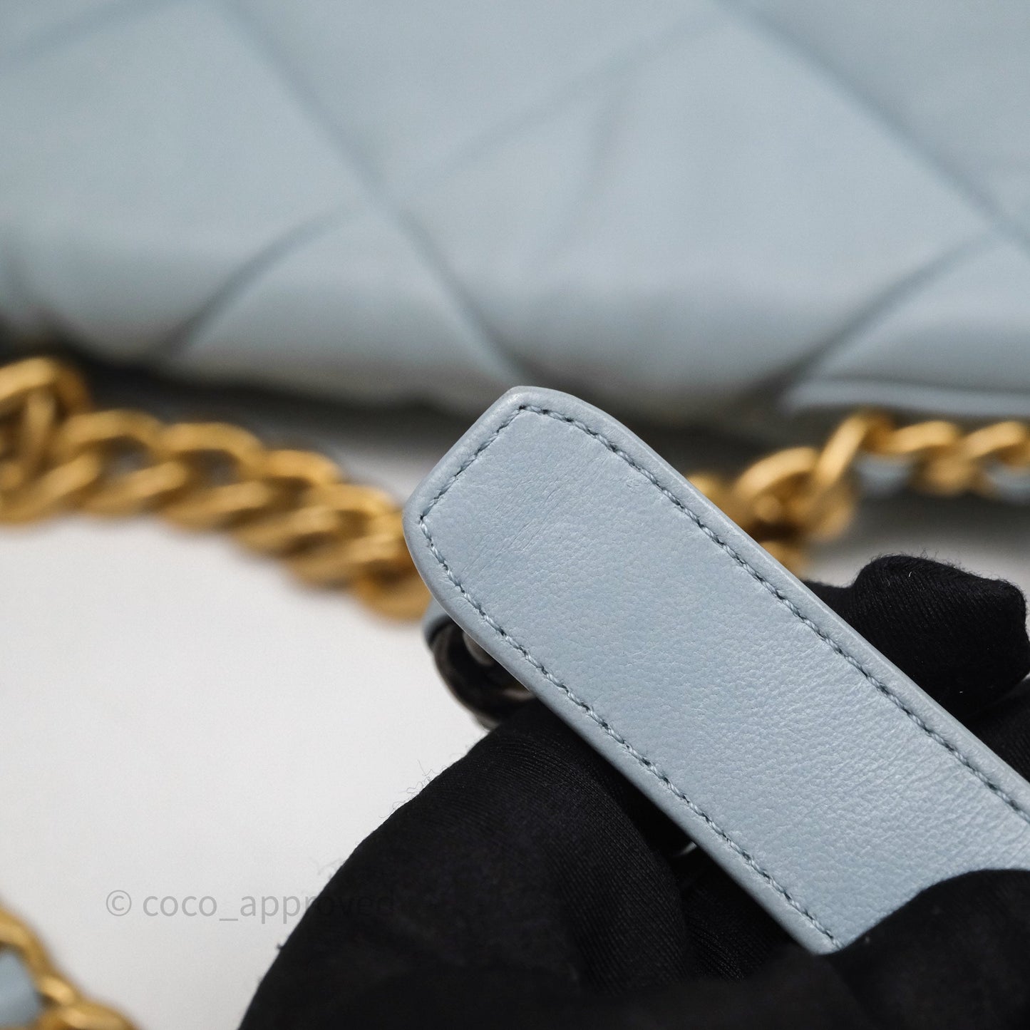 Chanel 19 Medium Blue Mixed Hardware