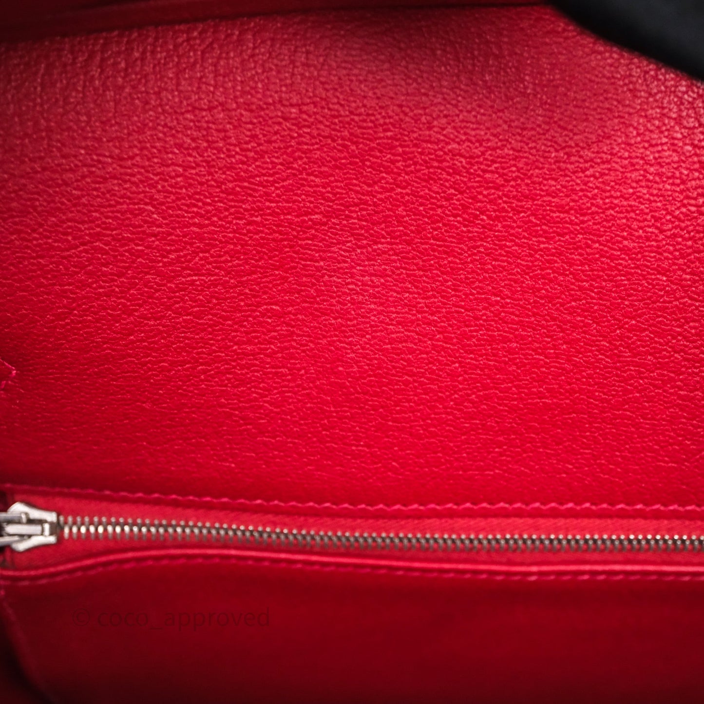 Hermes Birkin 35 Rouge Casaque Clemence Palladium Hardware