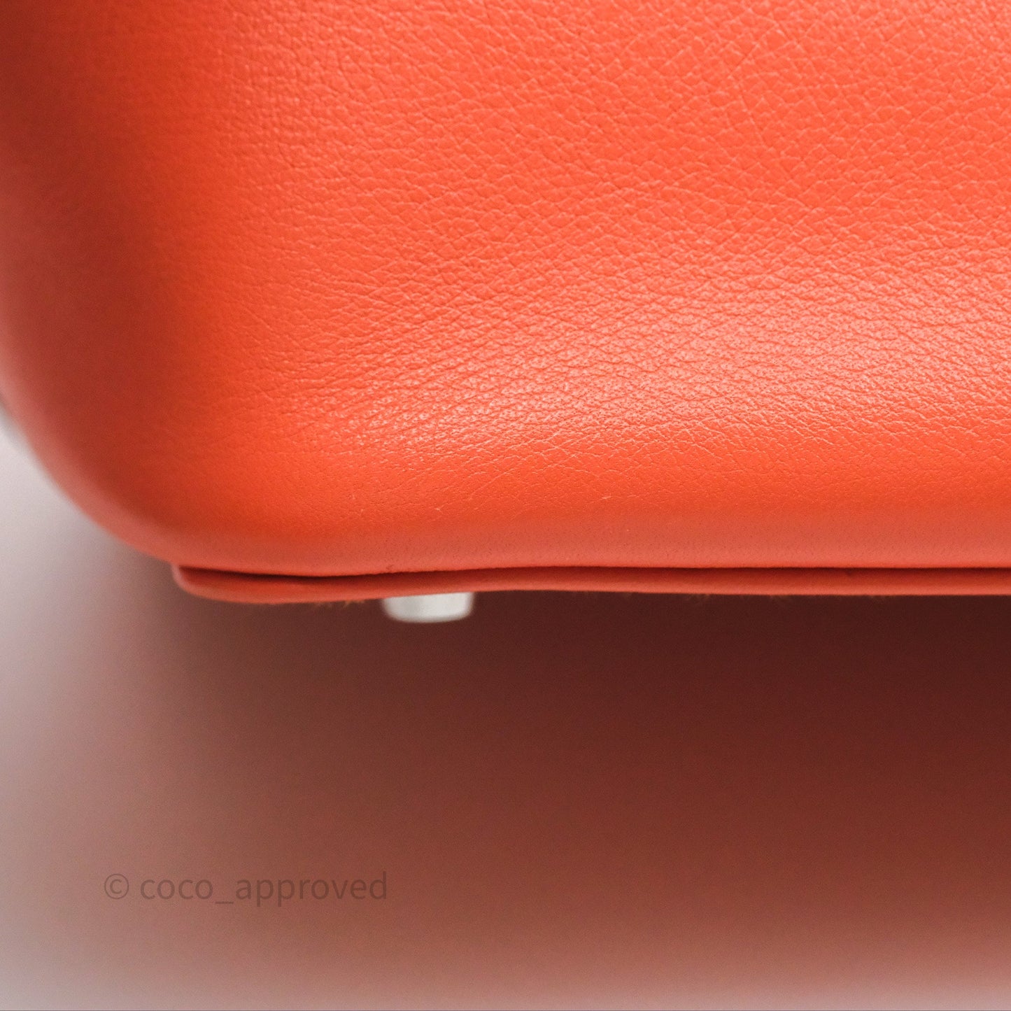 Hermès ToolBox 20 Mangue 9Z Evercolor Palladium Hardware