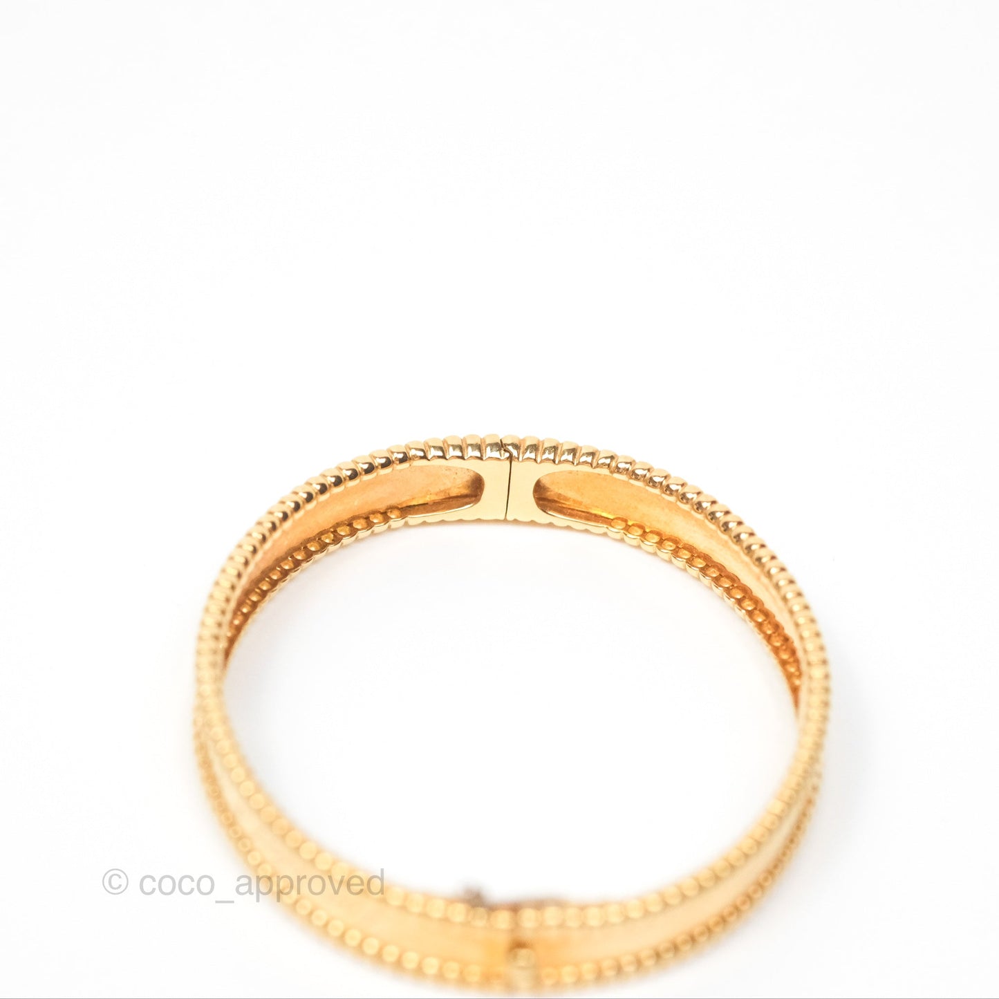 Van Cleef & Arpels Perlée Signature Bracelet Extra Small Model Yellow Gold