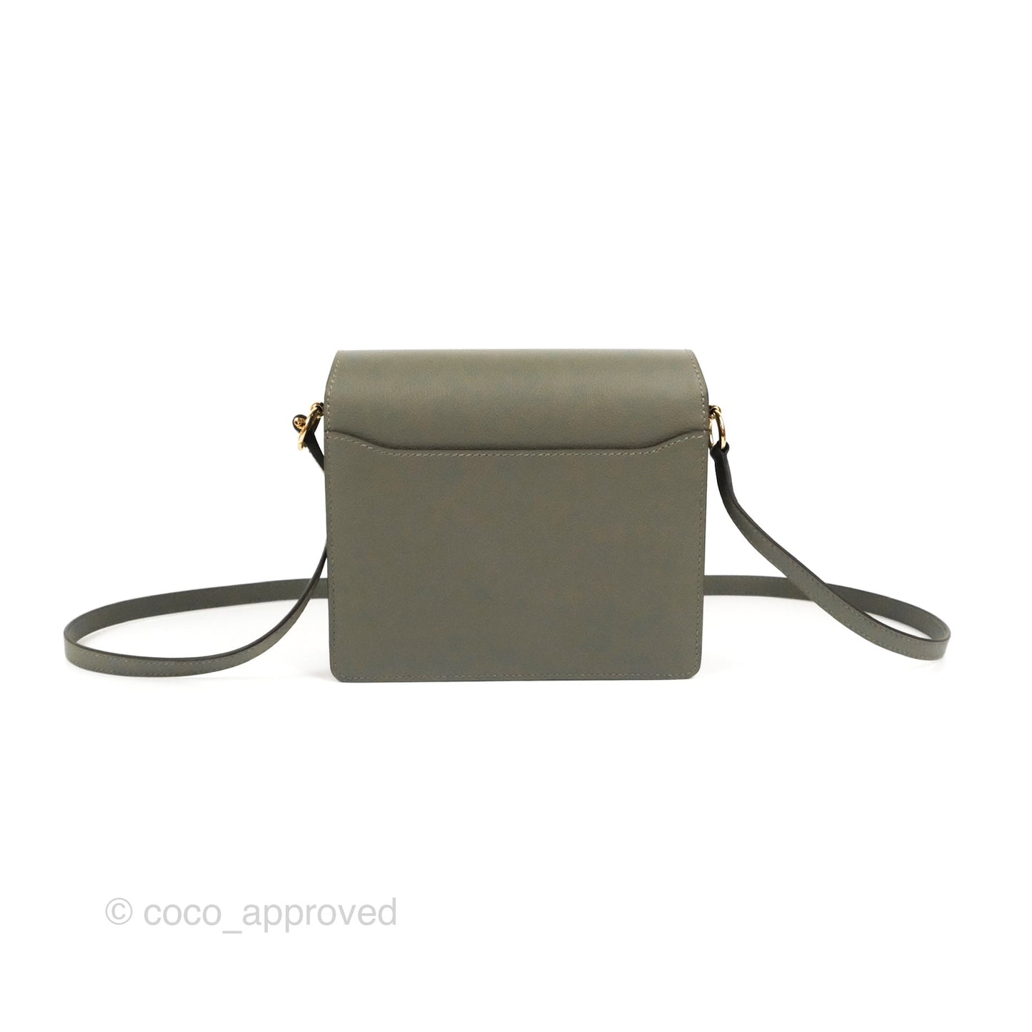 Hermès Roulis Mini 18 Gris Meyer 0L Evercolor Permabrass Hardware