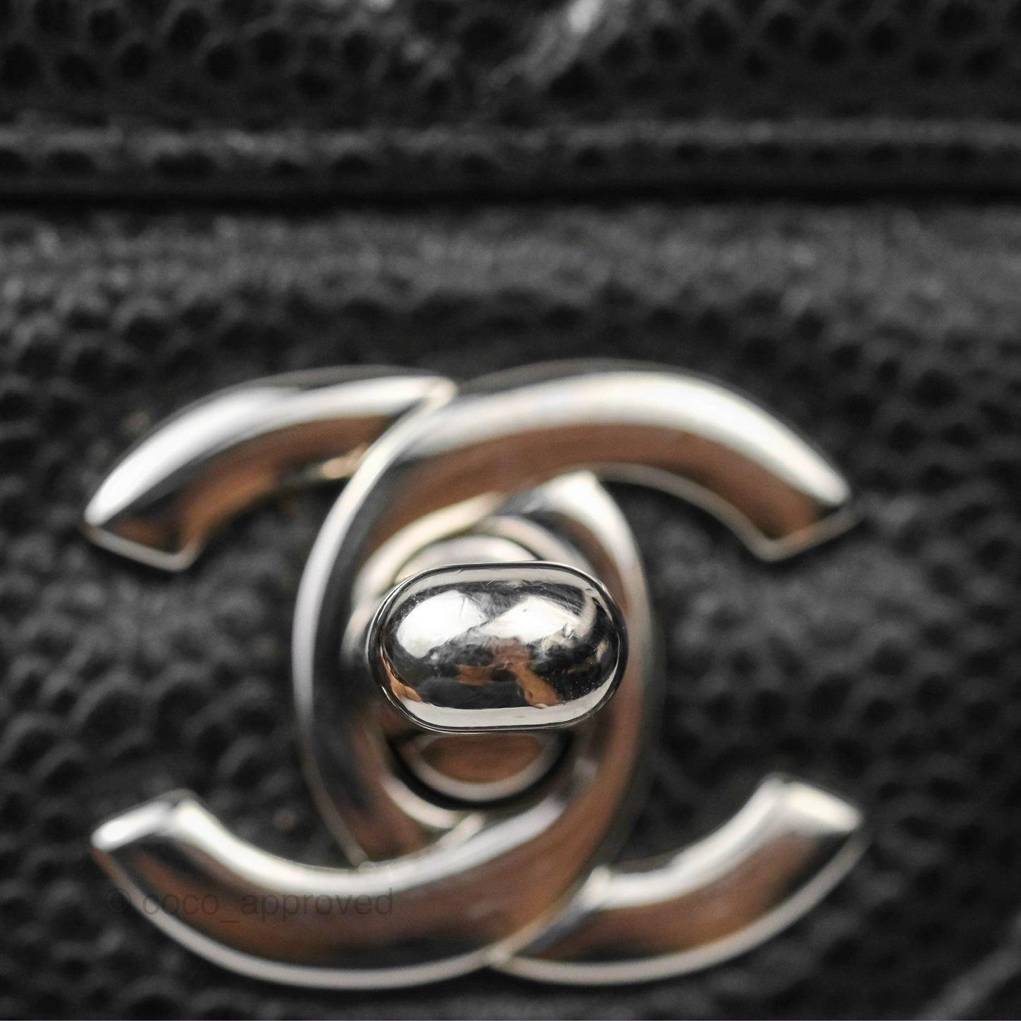 Chanel Small Classic Flap Quilted Black Caviar Silver Hardware