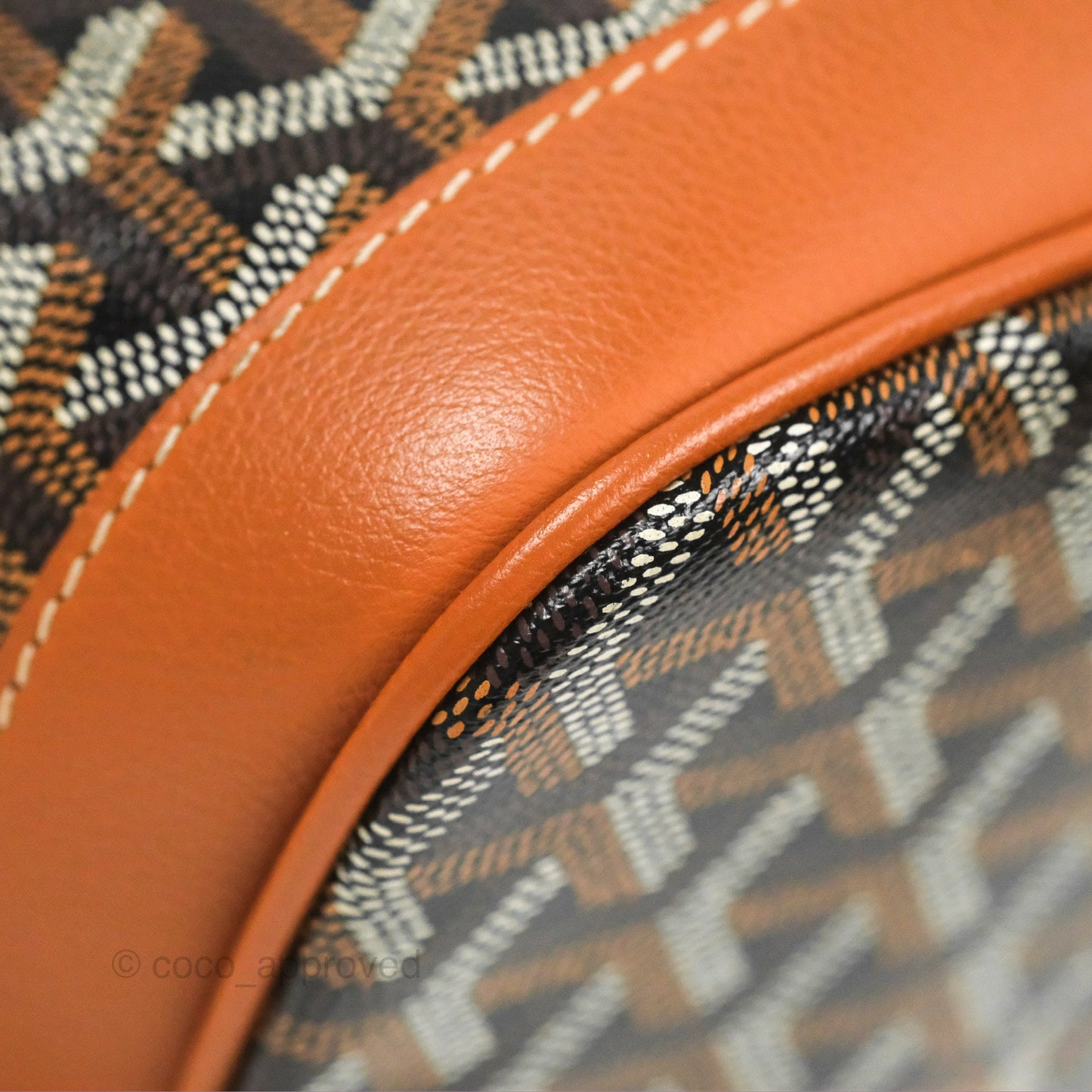 Goyard Petit Flot Bucket Bag Black & Tan Goyardine