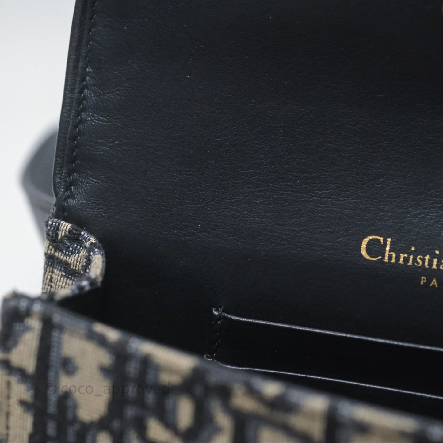 Christian Dior Blue Dior Oblique Jacquard Saddle Belt Pouch