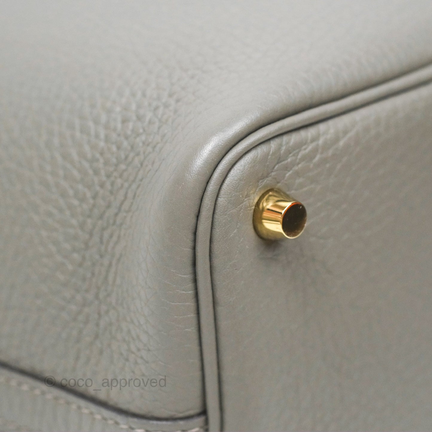 Hermès Picotin Lock 18 Gris Meyer 0L Clemence Gold Hardware