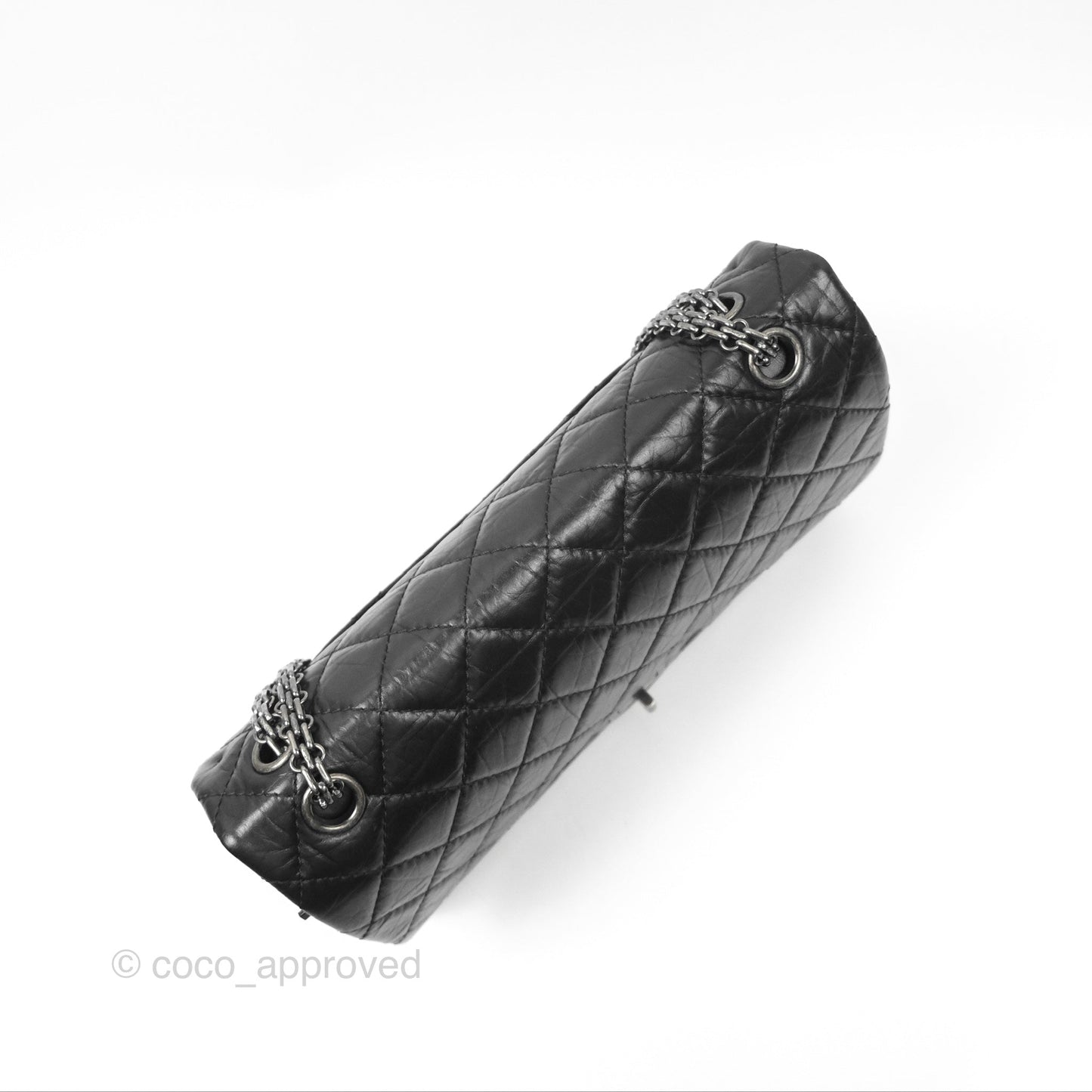 Chanel Reissue 226 Quilted Black Aged Calfskin Ruthenium Hardware