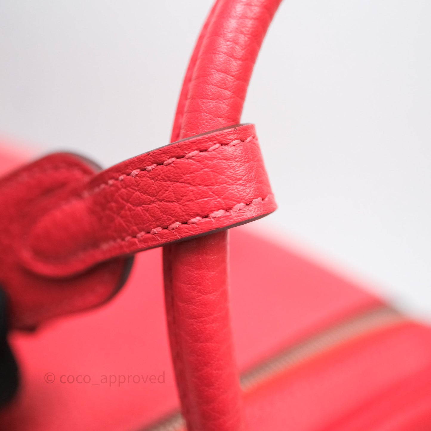 Hermes Lindy 26 Clemence Rouge Palladium Hardware
