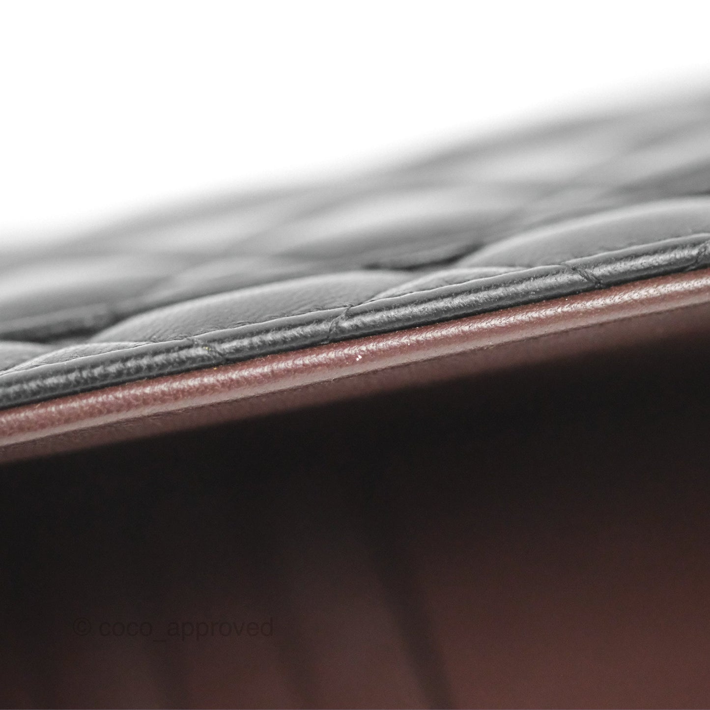 Chanel Classic Long Wallet Quilted Black Lambskin Gold Hardware