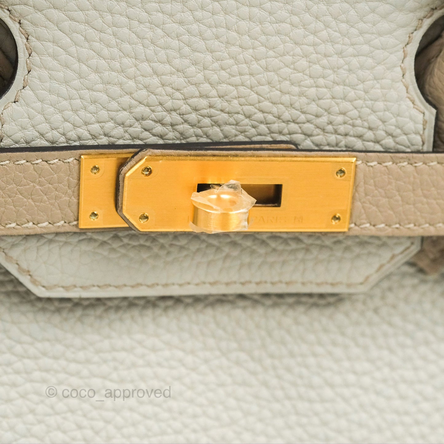 Hermès Birkin 30 Retourne Togo Gold Hardware HSS Gris Perle 80 Gris Tourterelle