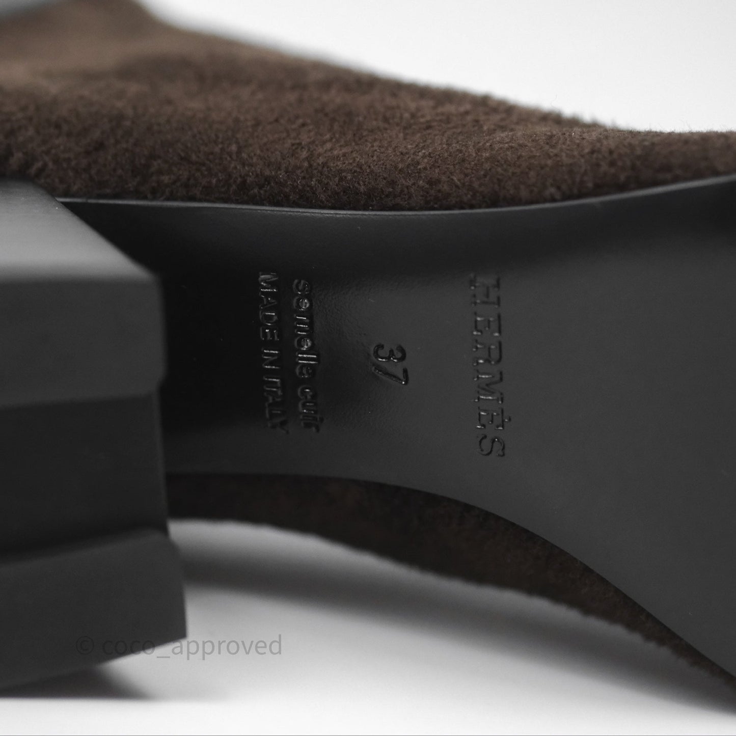 Hermès Volver 60 Ankle Boots Marron/ Noir