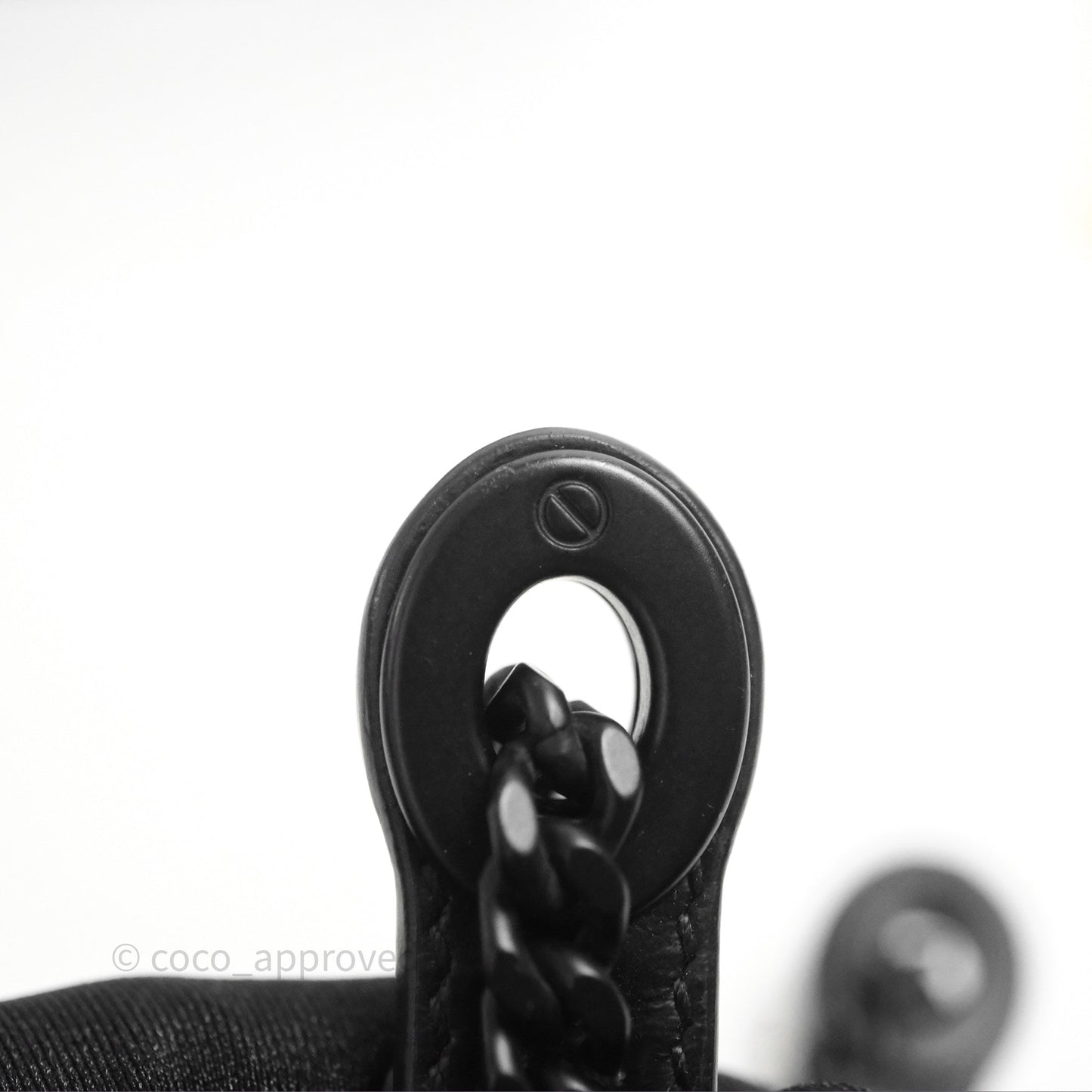 Dior Mini Lady Dior So Black Cannage Calfskin with Diamond Motif