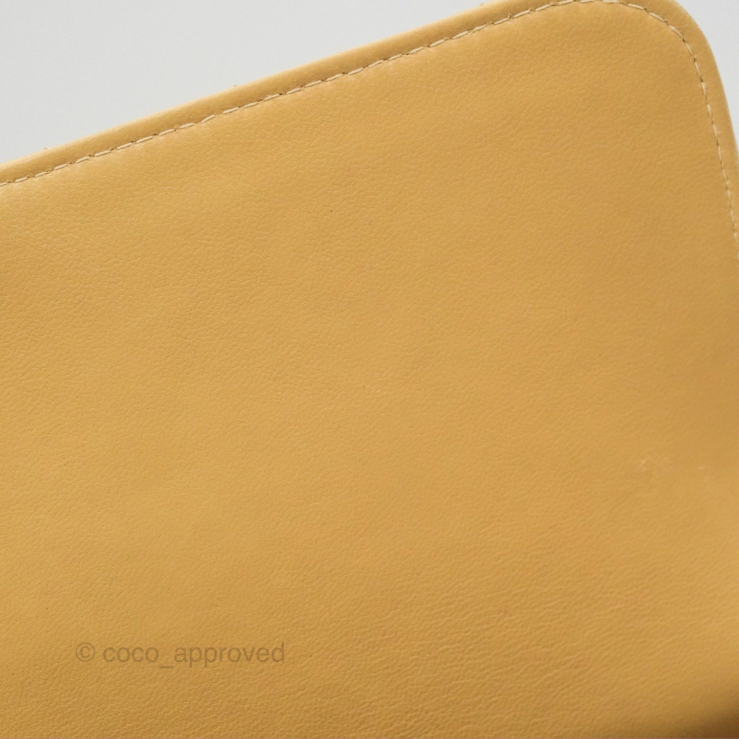 Chanel Vintage Double Sided Flap Bag Quilted Beige Lambskin Gold Hardware