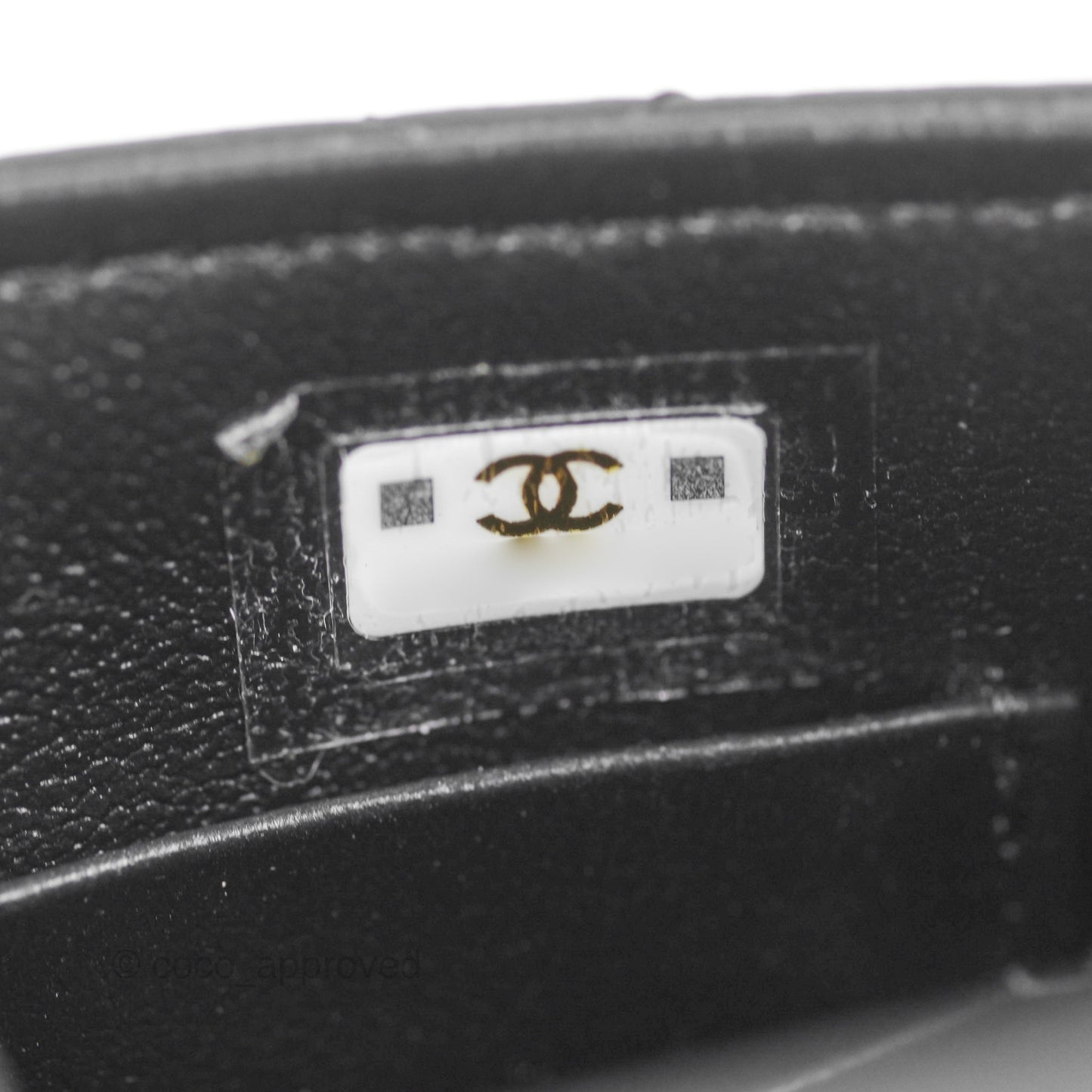 Chanel Mini Handle Clutch With Chain Black Lambskin Gold Hardware
