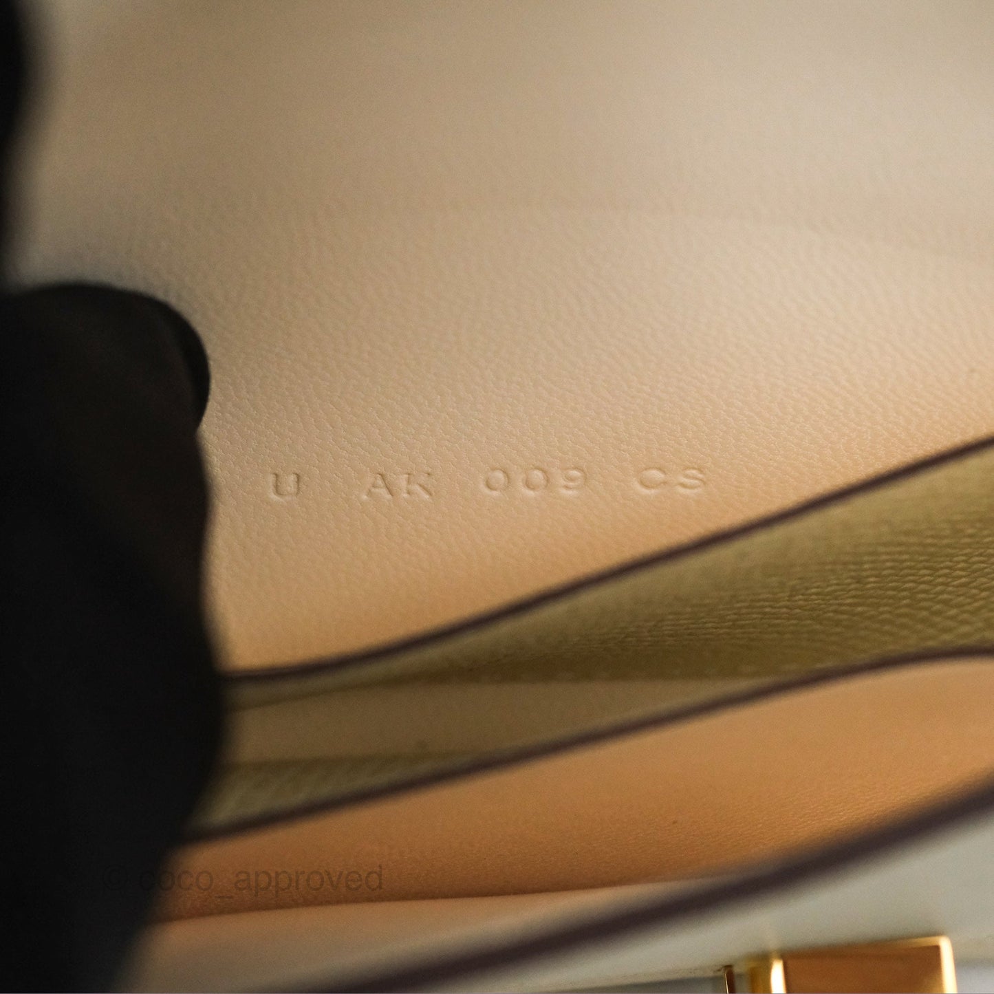 Hermès Constance Slim Wallet Nata I2 Epsom Gold Hardware