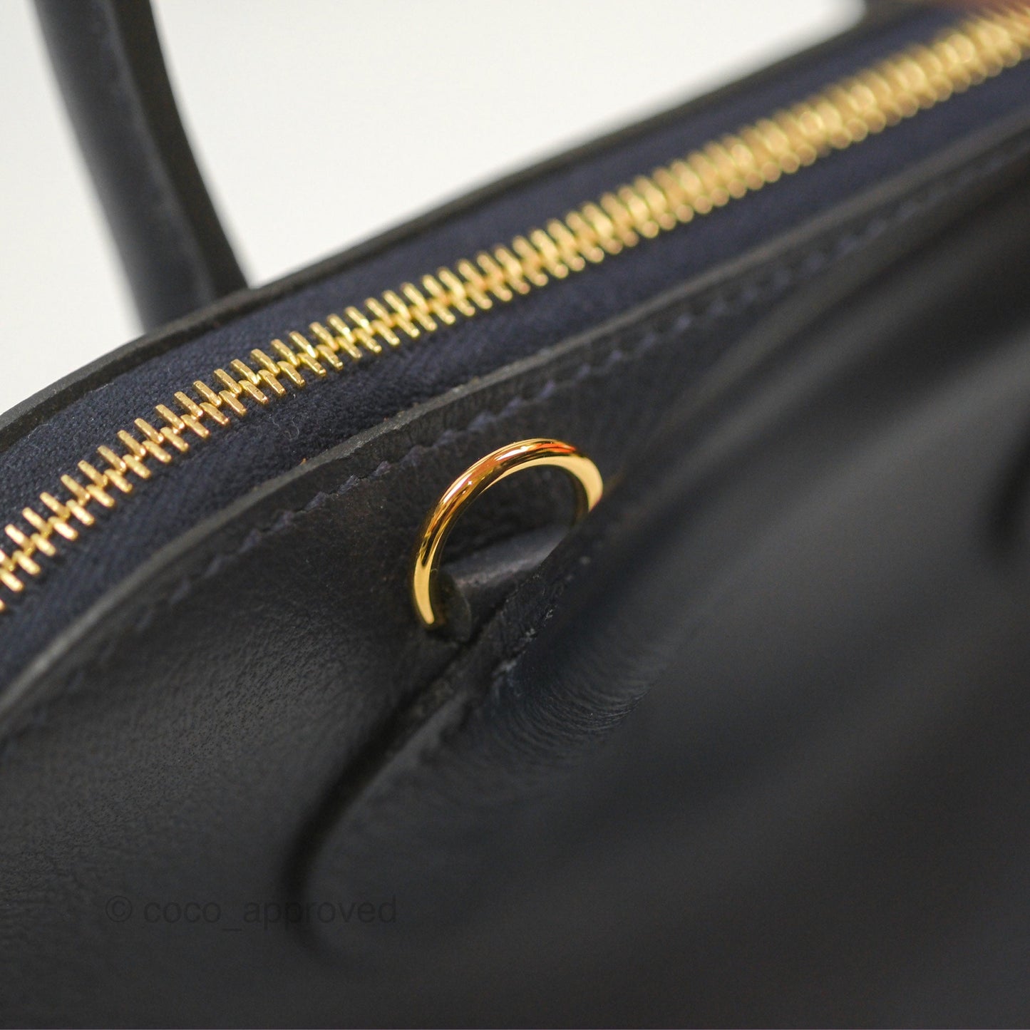 Hermès Bolide Mini 1923 Bleu Nuit 2Z Evercolor Gold Hardware