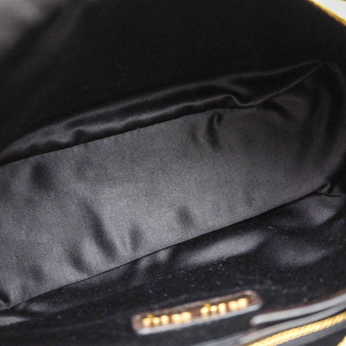 Miumiu Nappa leather Pocket bag Coffee