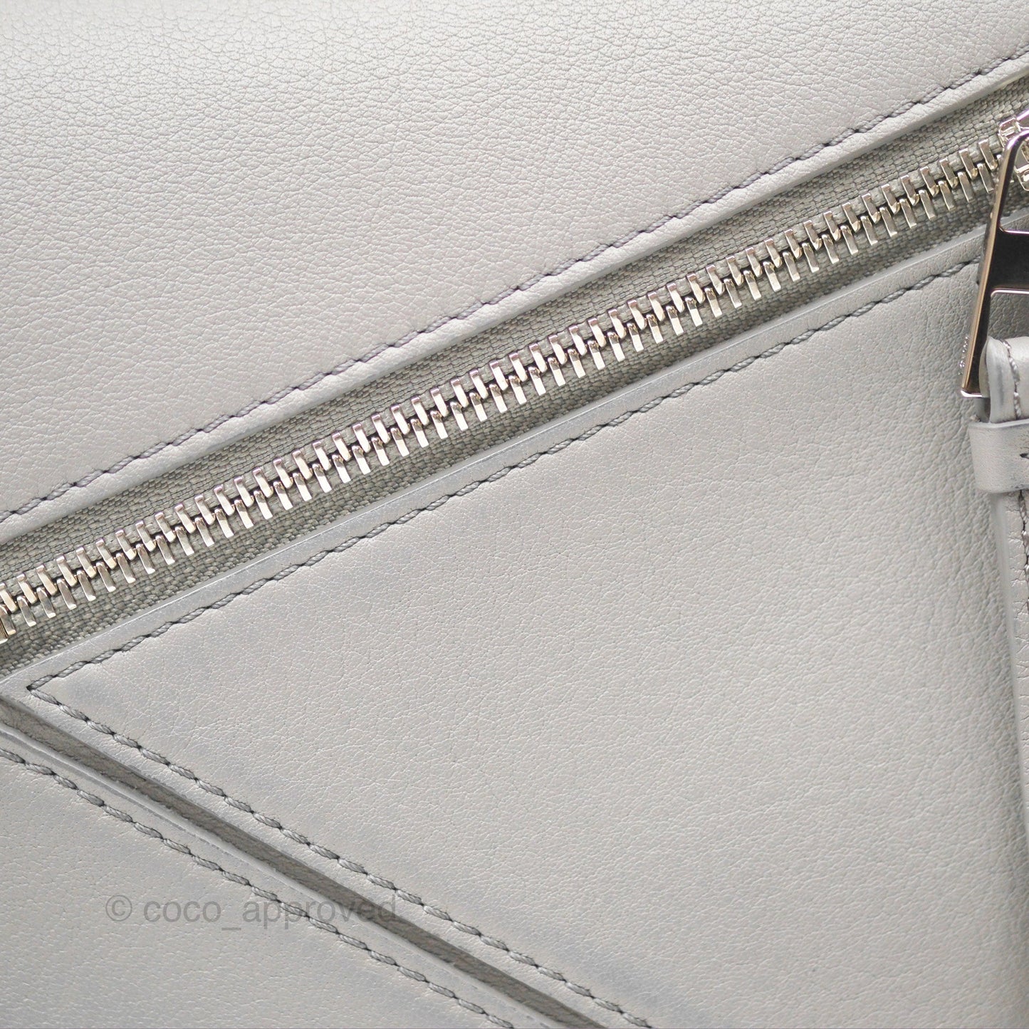 Loewe Small Puzzle Bag Grey Calfskin