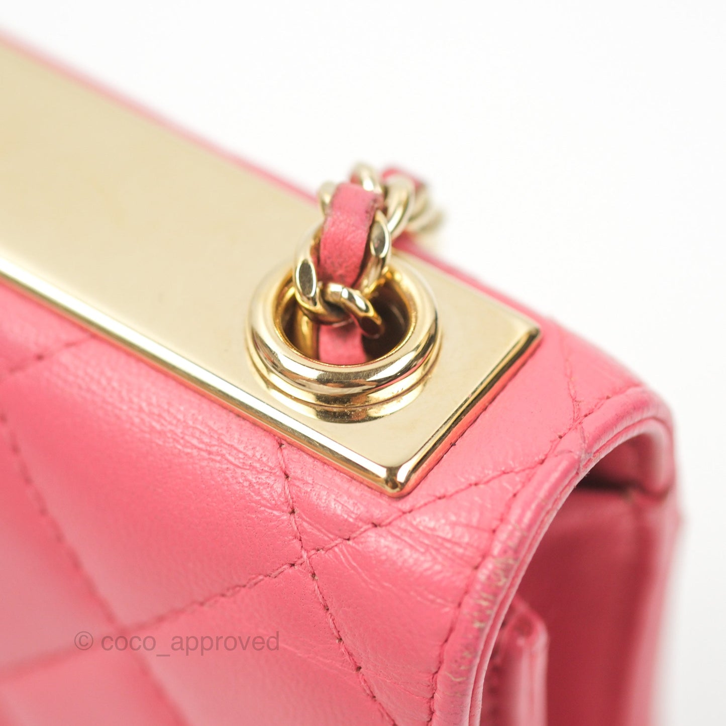 Chanel Trendy CC WOC Pink Lambskin Gold Hardware