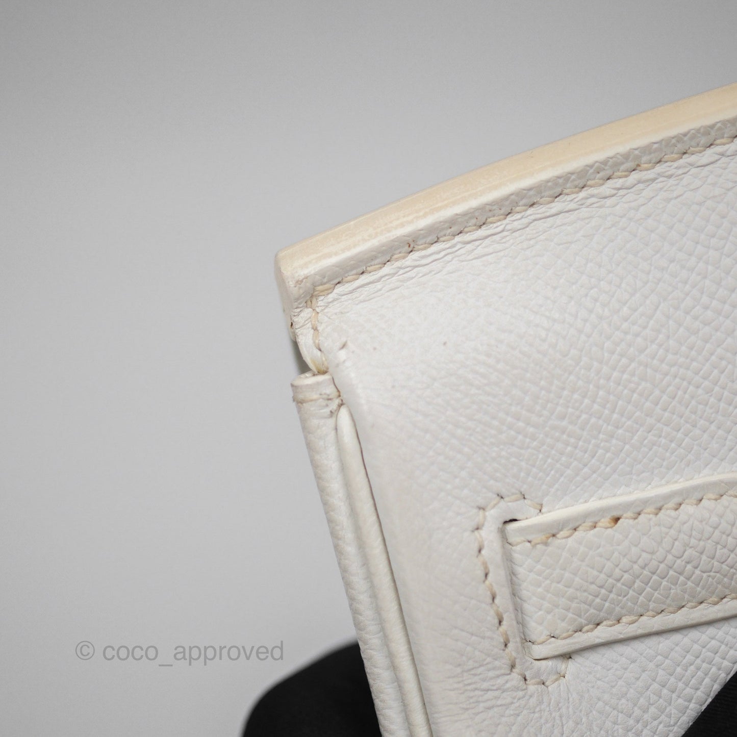 Hermès Birkin 30 Retourne White Epsom Palladium Hardware