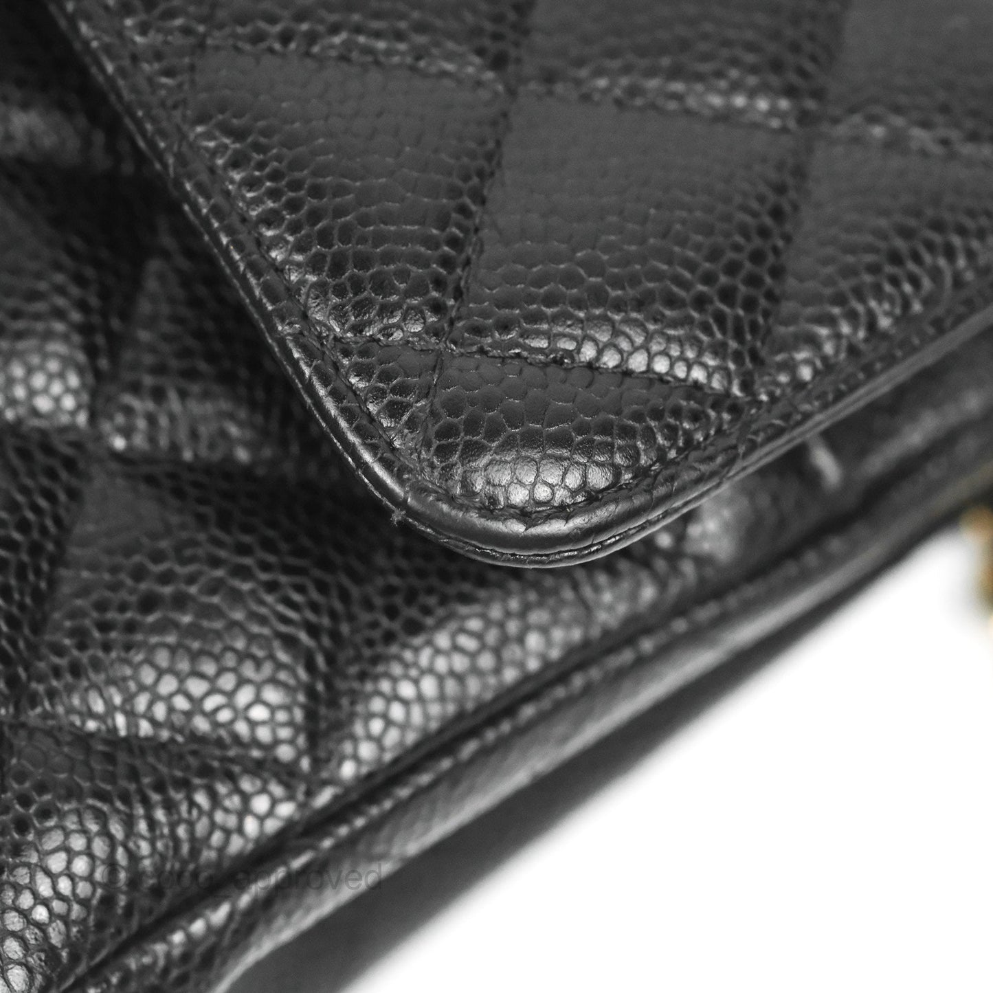 Chanel Small Classic Flap Quilted Black Caviar Gold Hardware