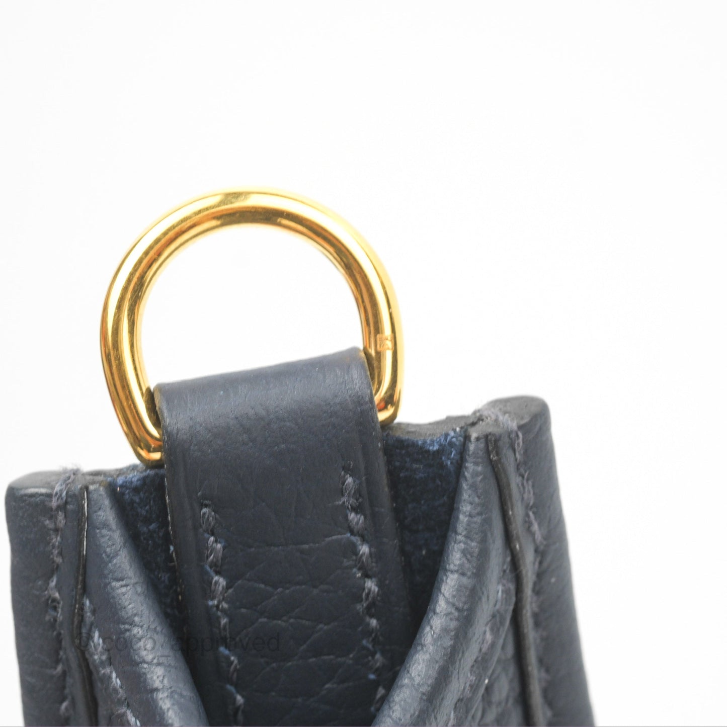 Hermès Mini Evelyne 16 Bleu Nuit 2Z/ Blue Saphir 73 Clemence Gold Hardware