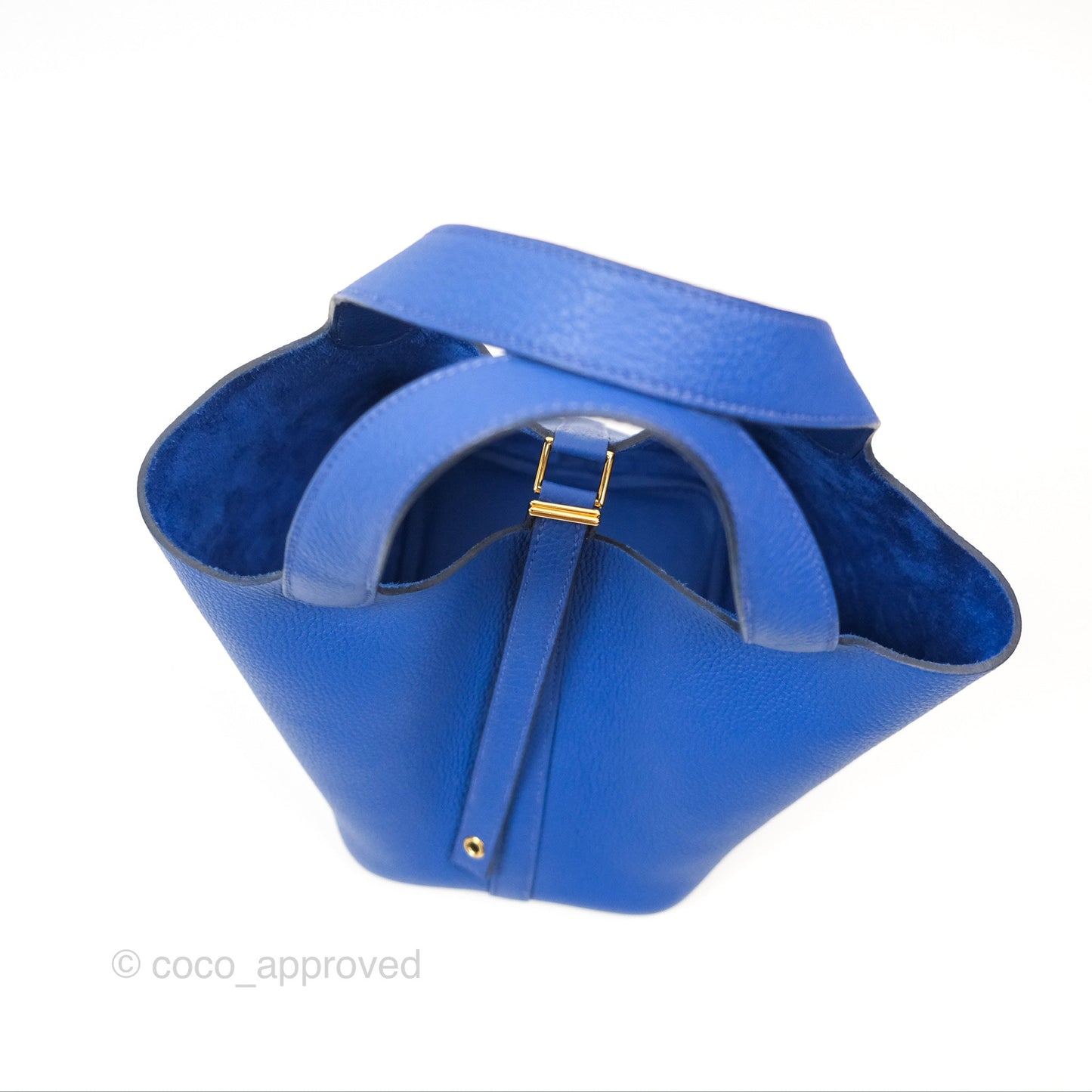 Hermès Picotin Lock 18 Bleu Royal Taurillon Maurice TM Gold Hardware