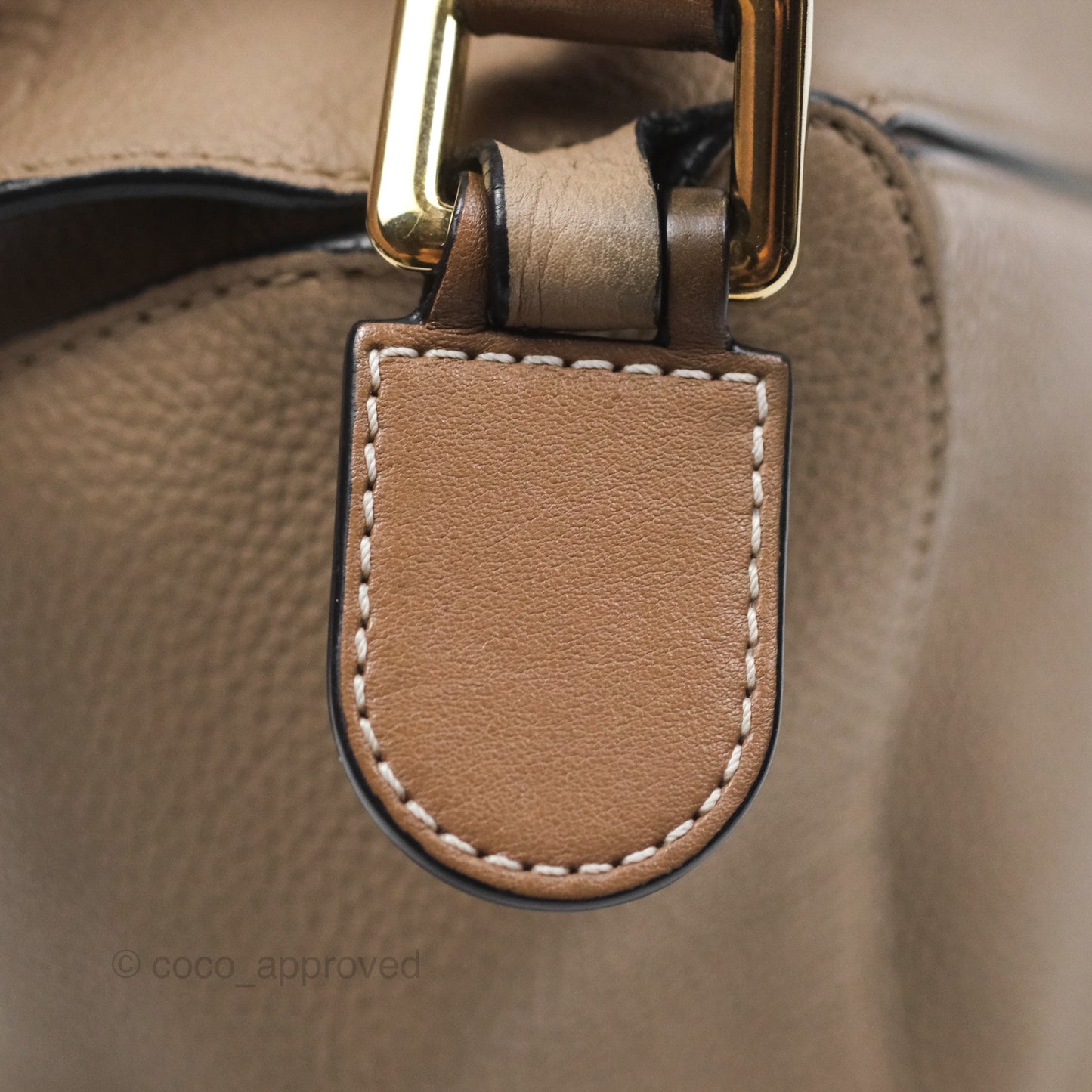 Loewe Small Puzzle Bag Sand Mink Grained Calfskin