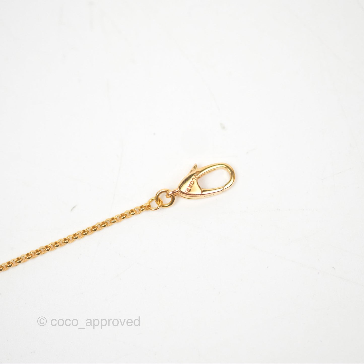 Bvlgari Zero1 Mini Necklace Black Ceramic 18K Pink Gold
