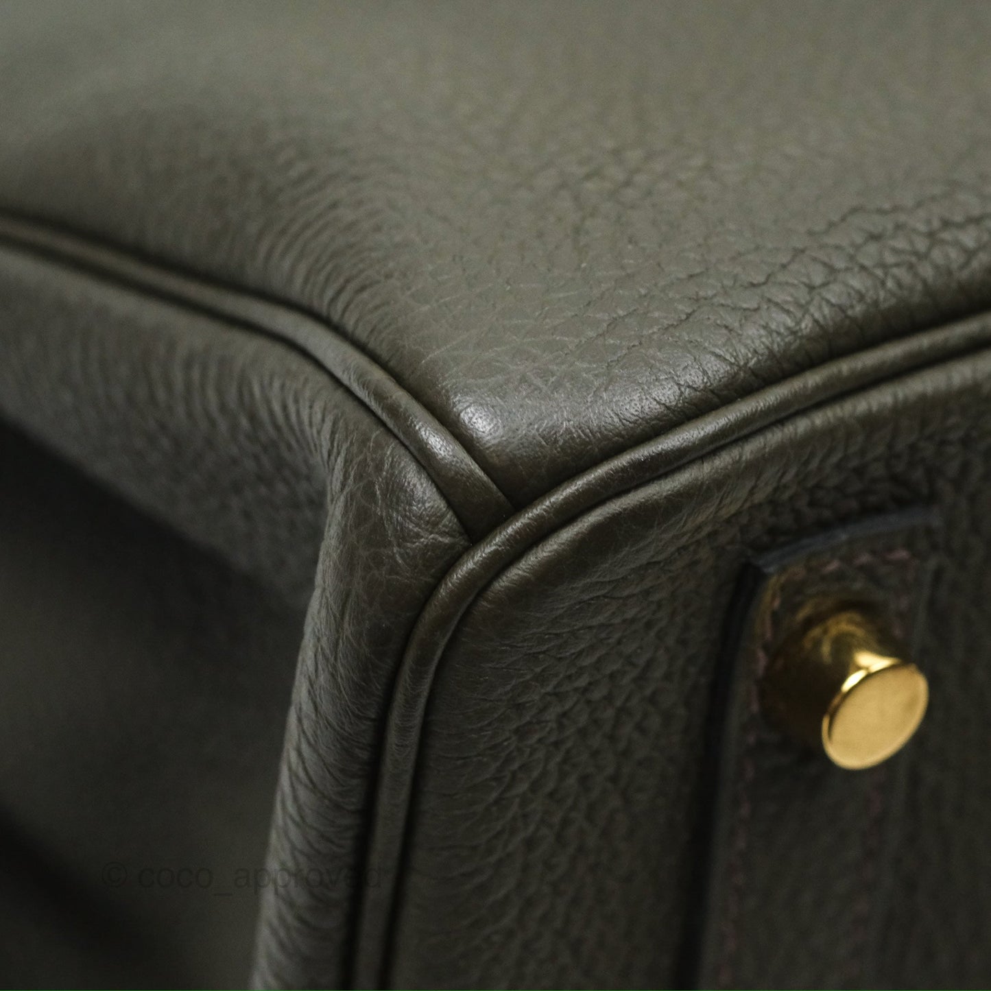 Hermès Birkin 30 Vert de Gris C6 Togo Gold Hardware