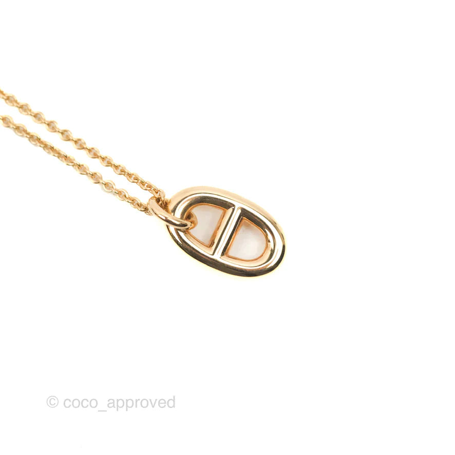 Hermès Farandole Pendant Small Model Rose Gold Tone