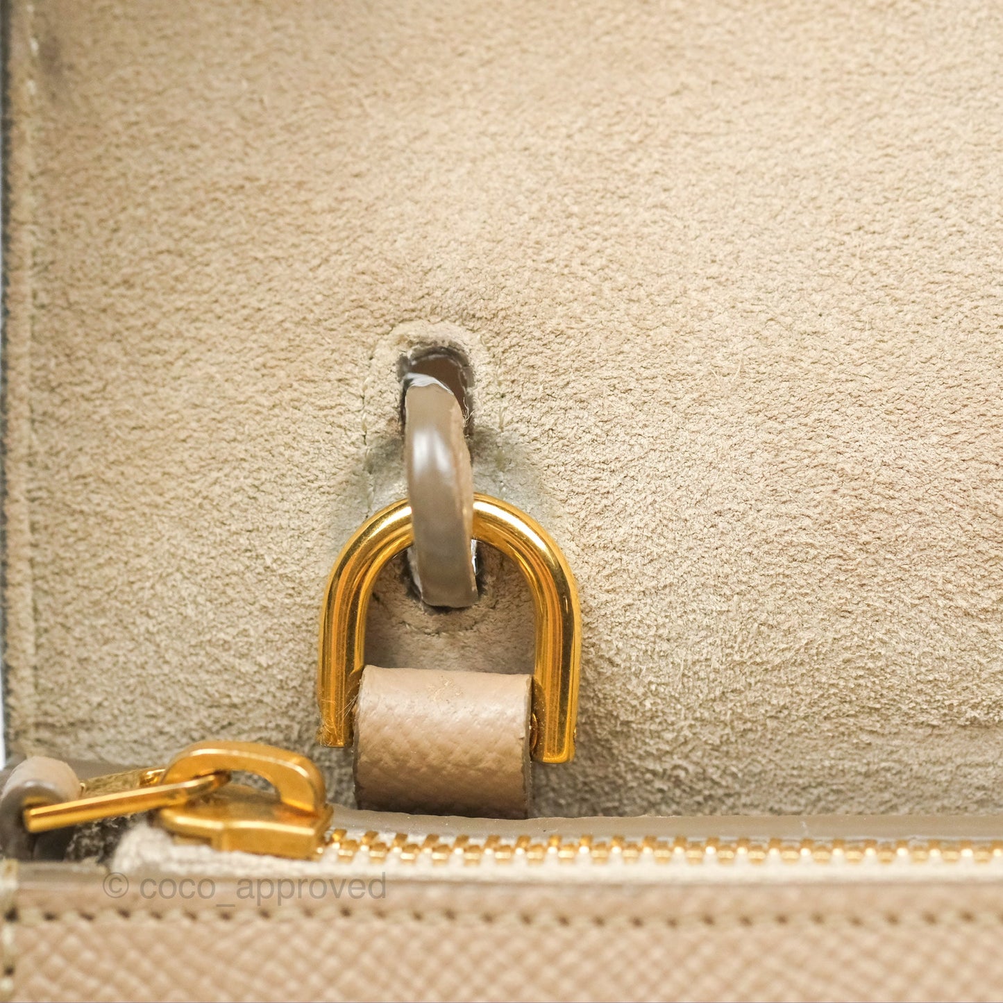 Celine Nano Belt Bag Light Taupe Grained Calfskin Gold Hardware