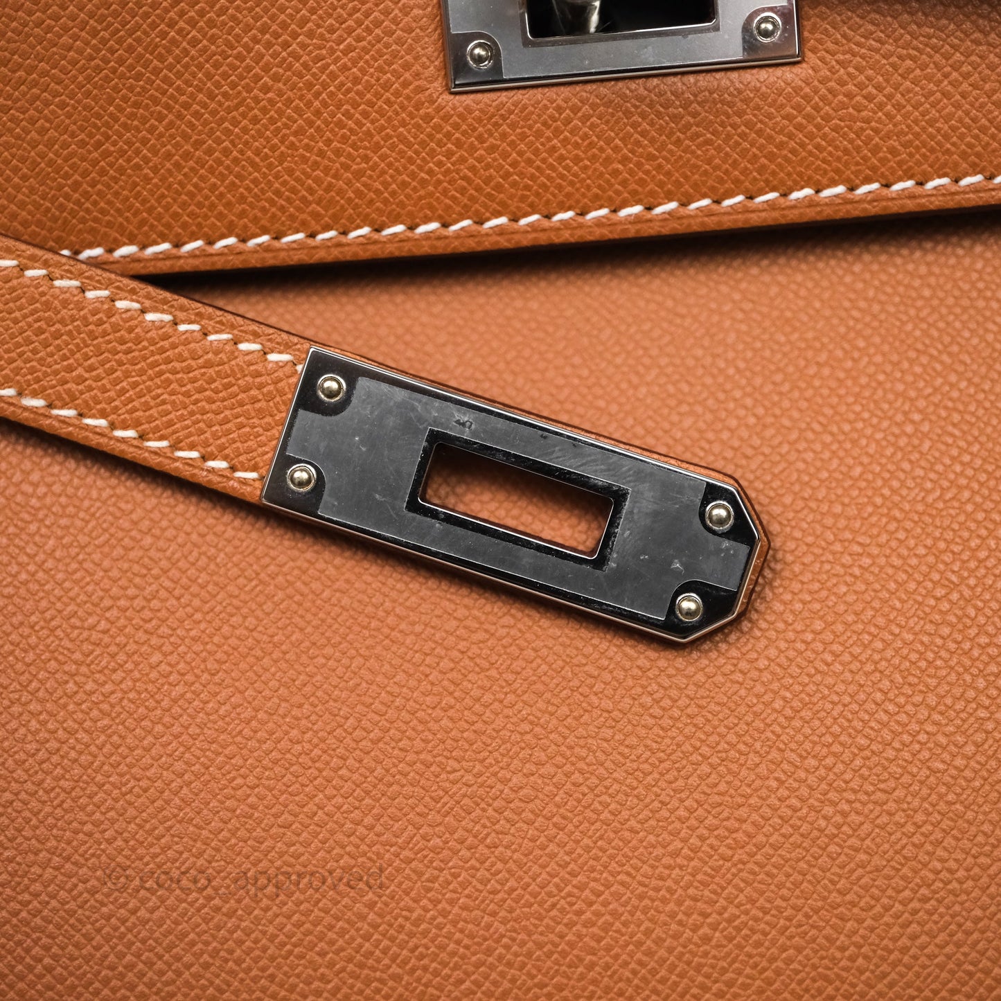 Hermes Kelly Elan Gold Madame Palladium Hardware